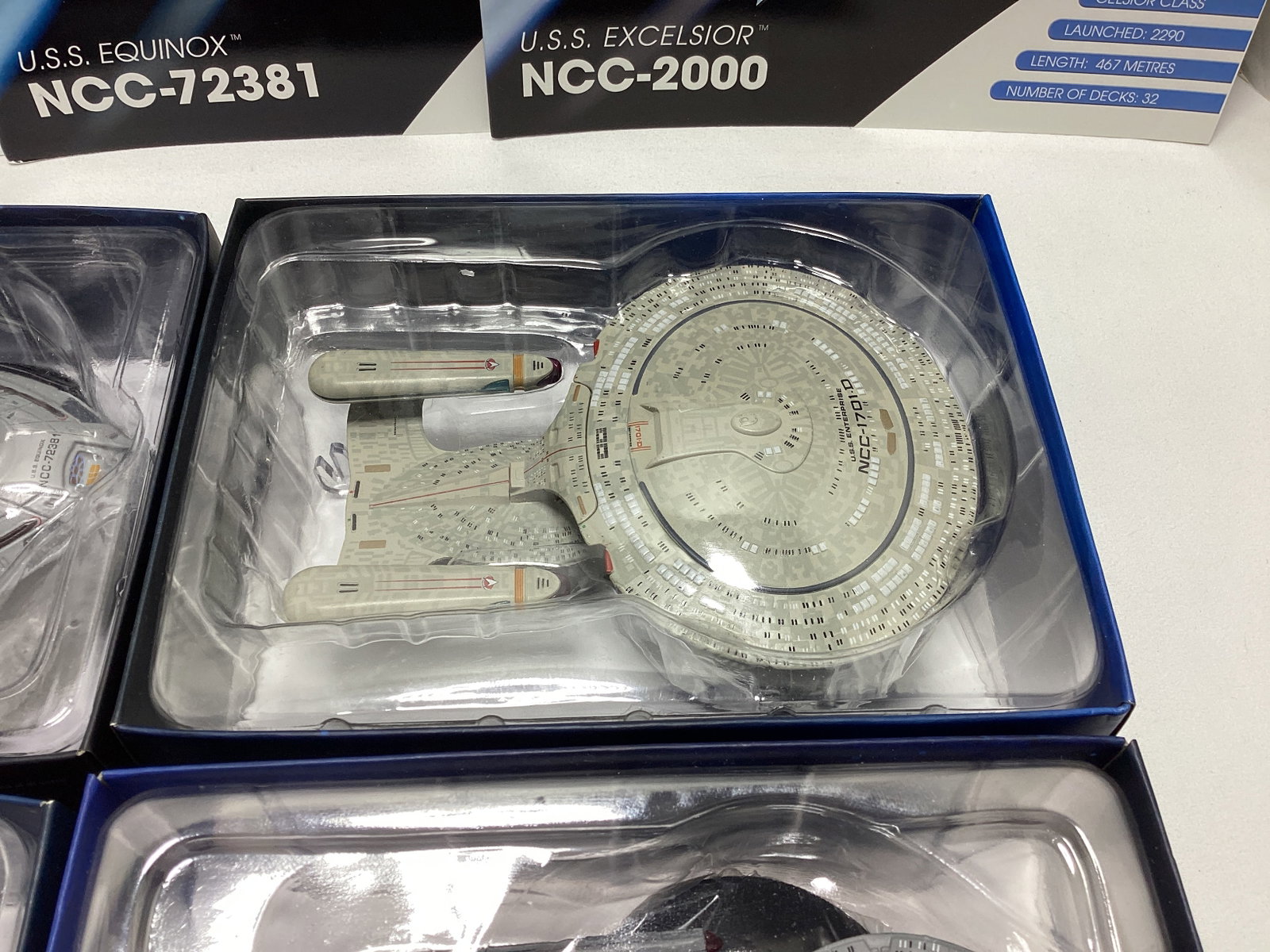 Four Eaglemoss Star Trek Diecast Starships with Magazines - 5