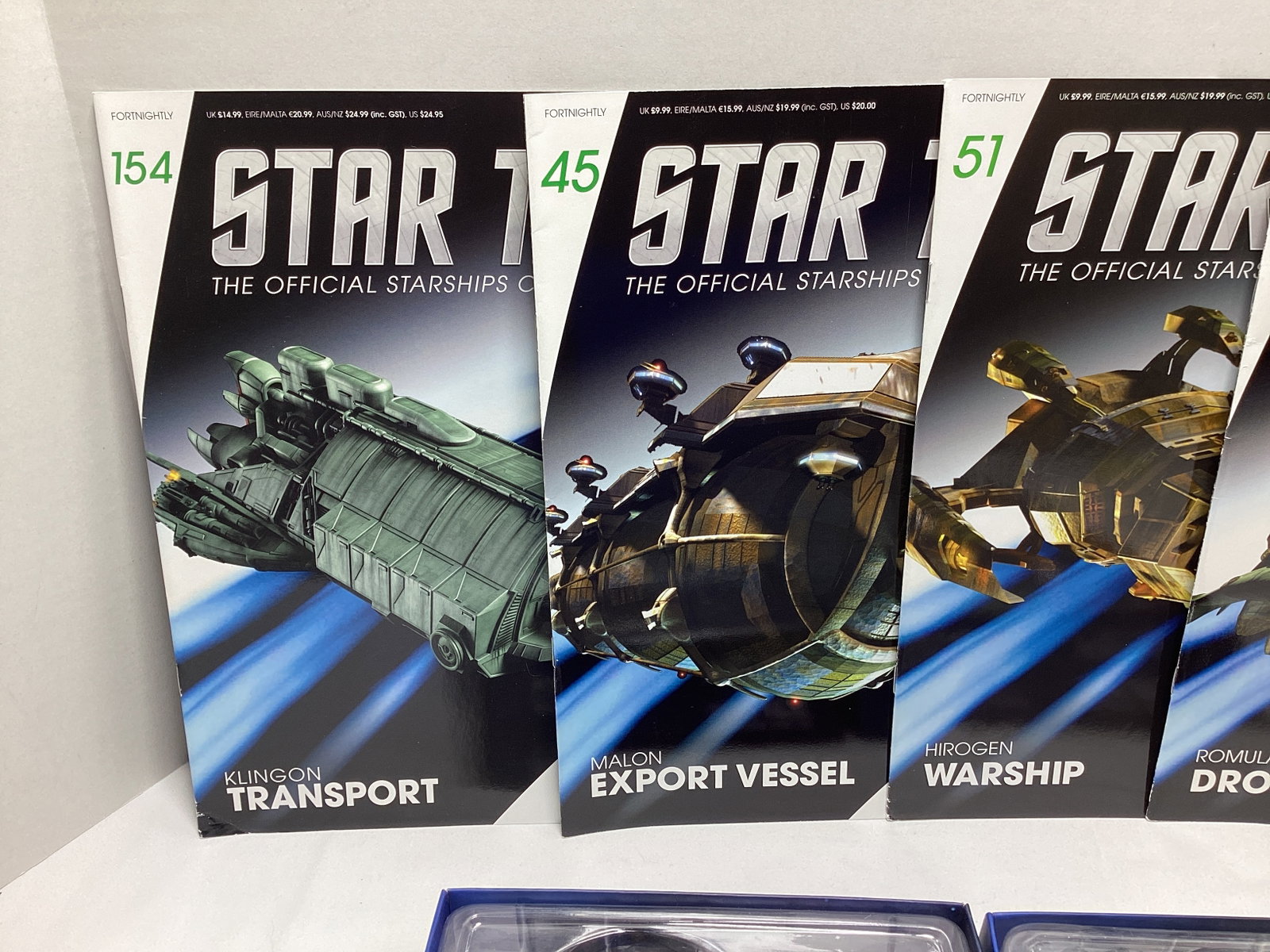 Four Eaglemoss Star Trek Diecast Starships with Magazines - 3