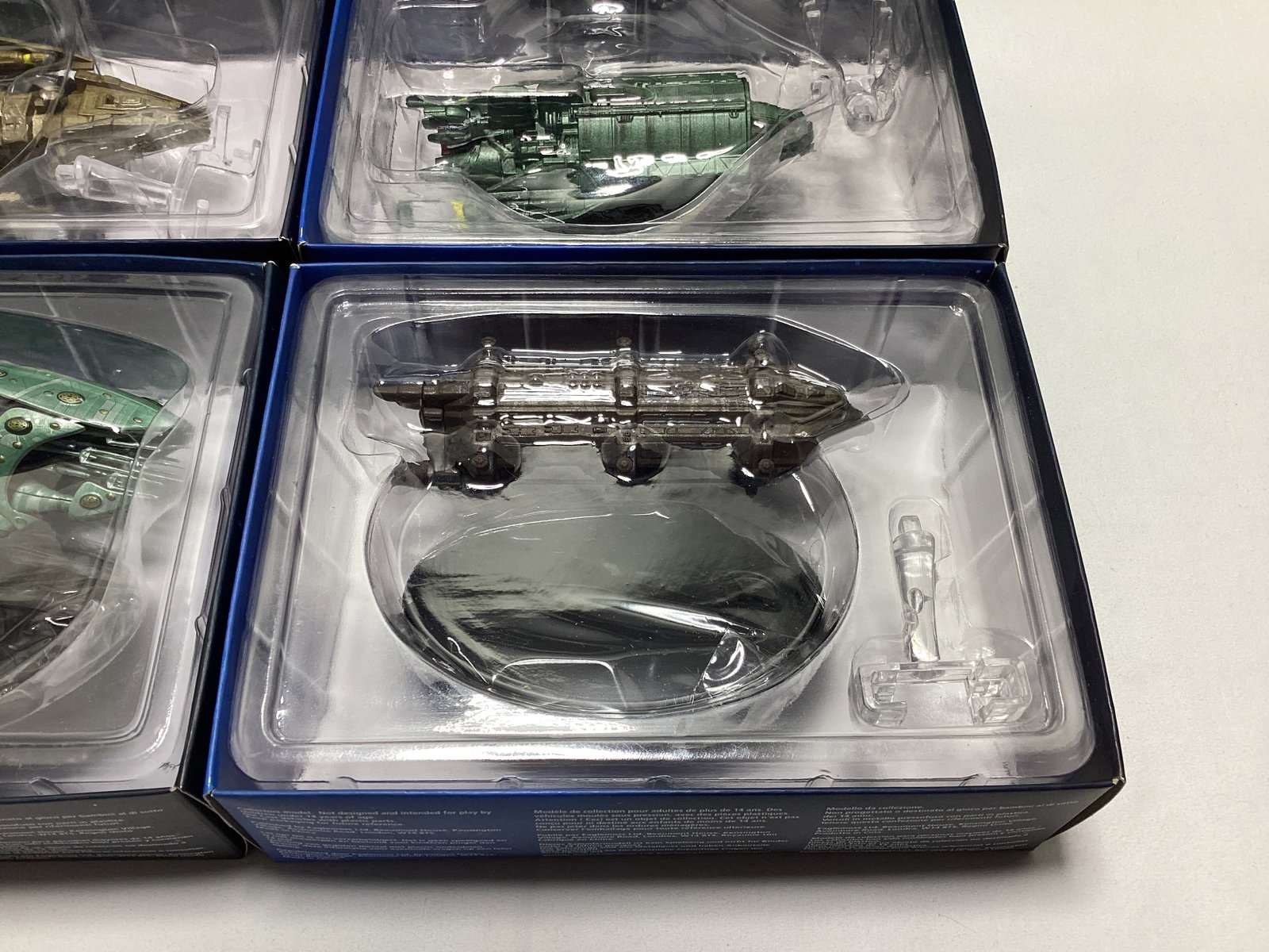 Four Eaglemoss Star Trek Diecast Starships with Magazines - 4