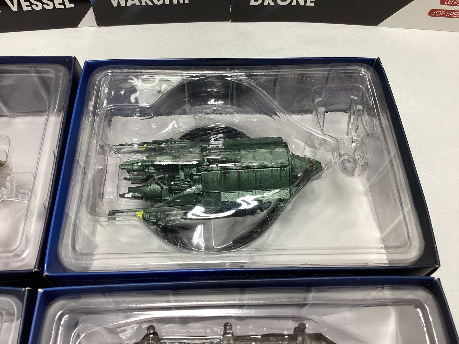 Four Eaglemoss Star Trek Diecast Starships with Magazines - 5