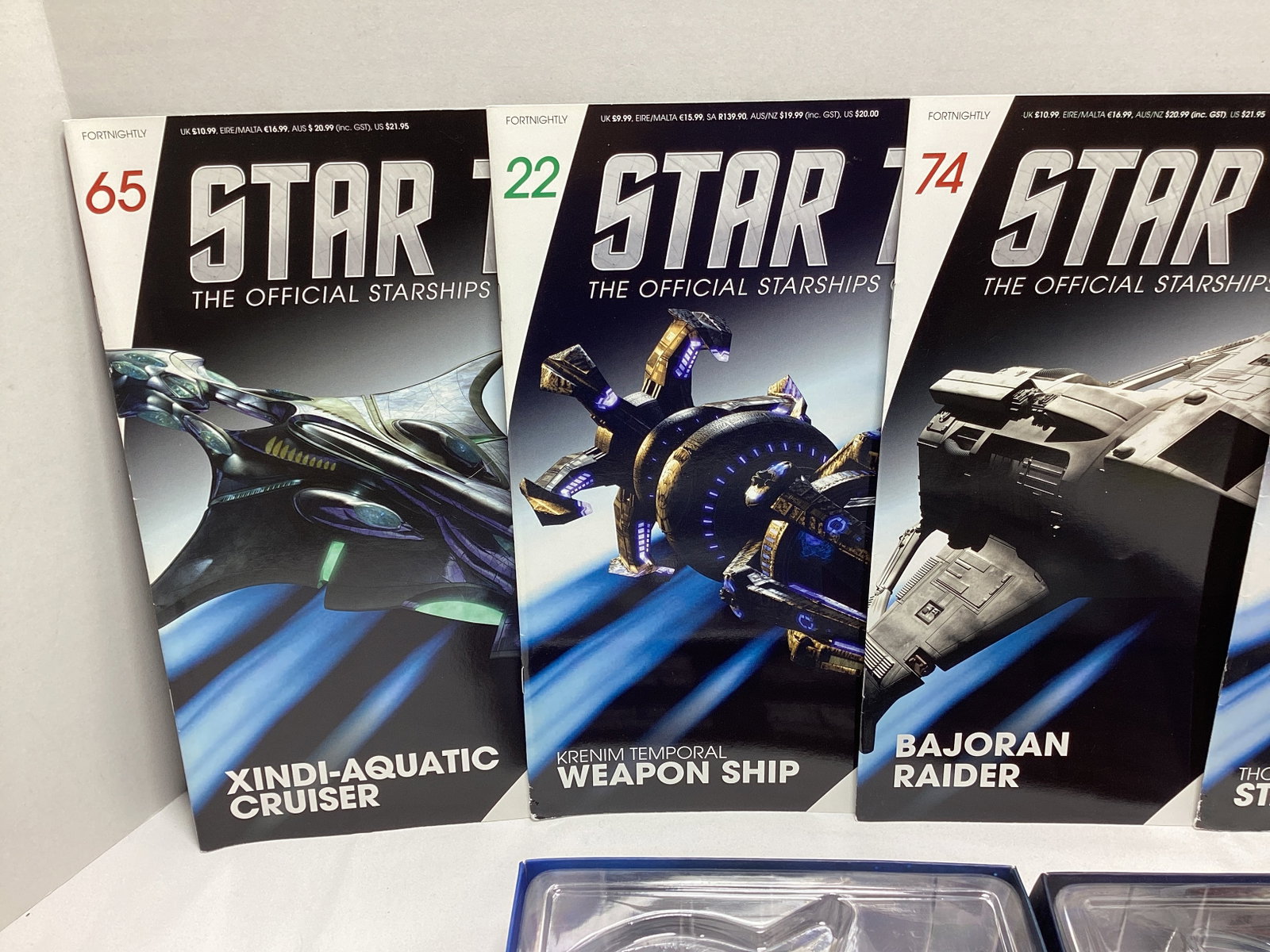 Four Eaglemoss Star Trek Diecast Starships with Magazines - 3