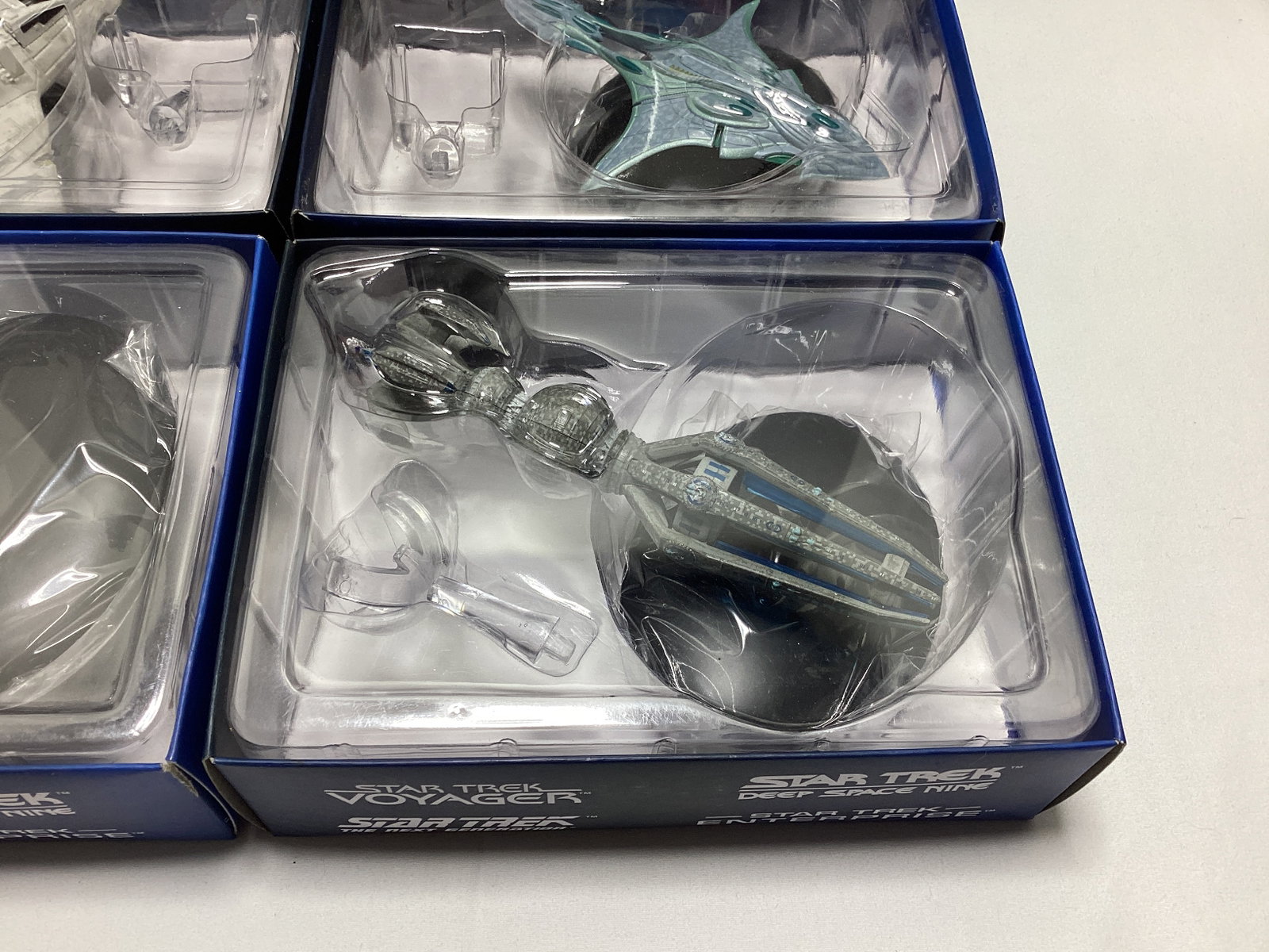 Four Eaglemoss Star Trek Diecast Starships with Magazines - 4
