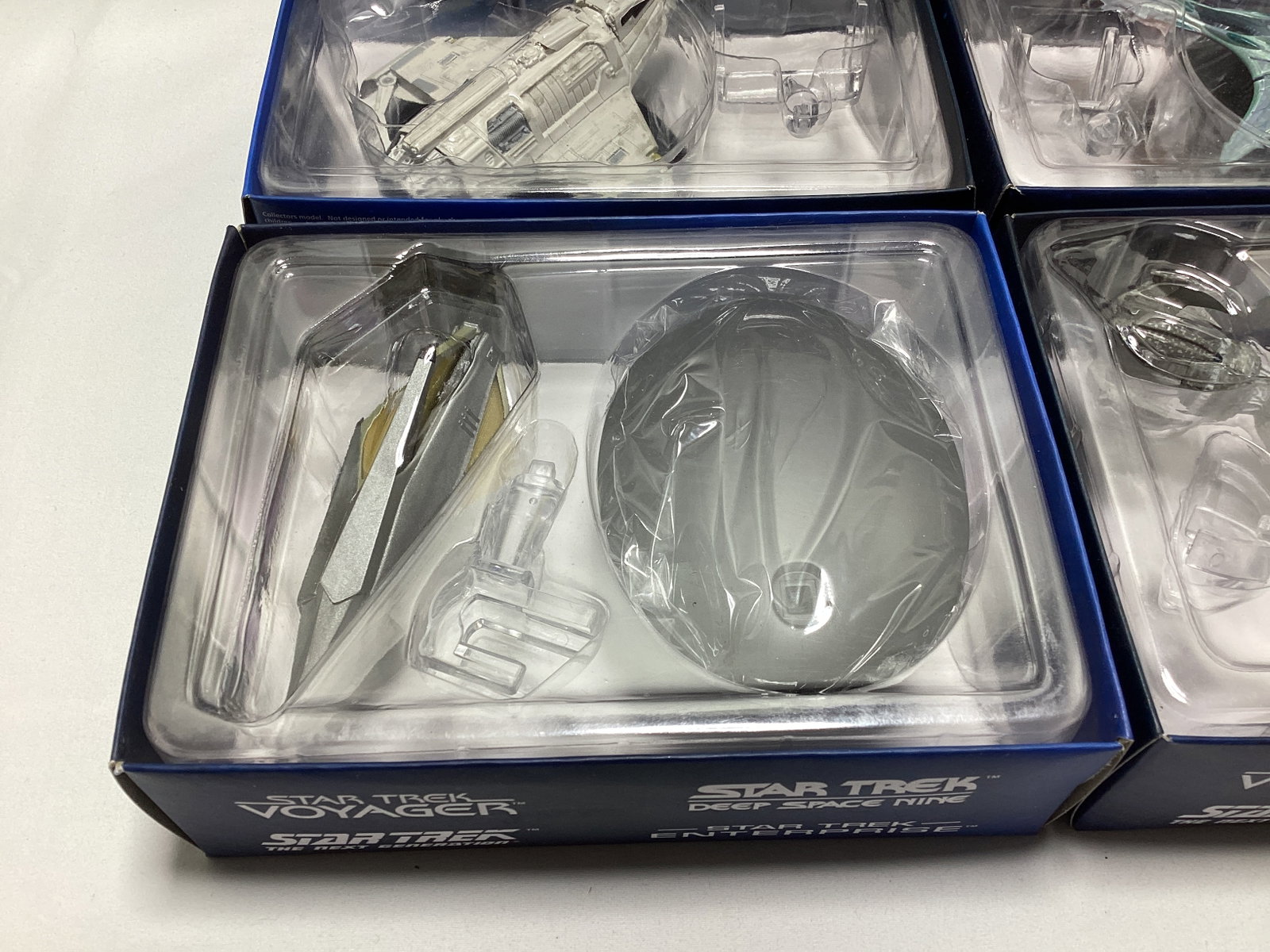 Four Eaglemoss Star Trek Diecast Starships with Magazines - 6
