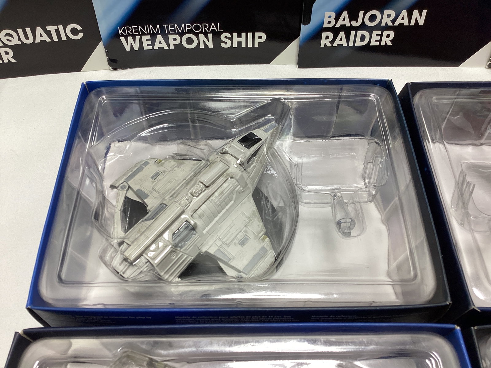 Four Eaglemoss Star Trek Diecast Starships with Magazines - 7