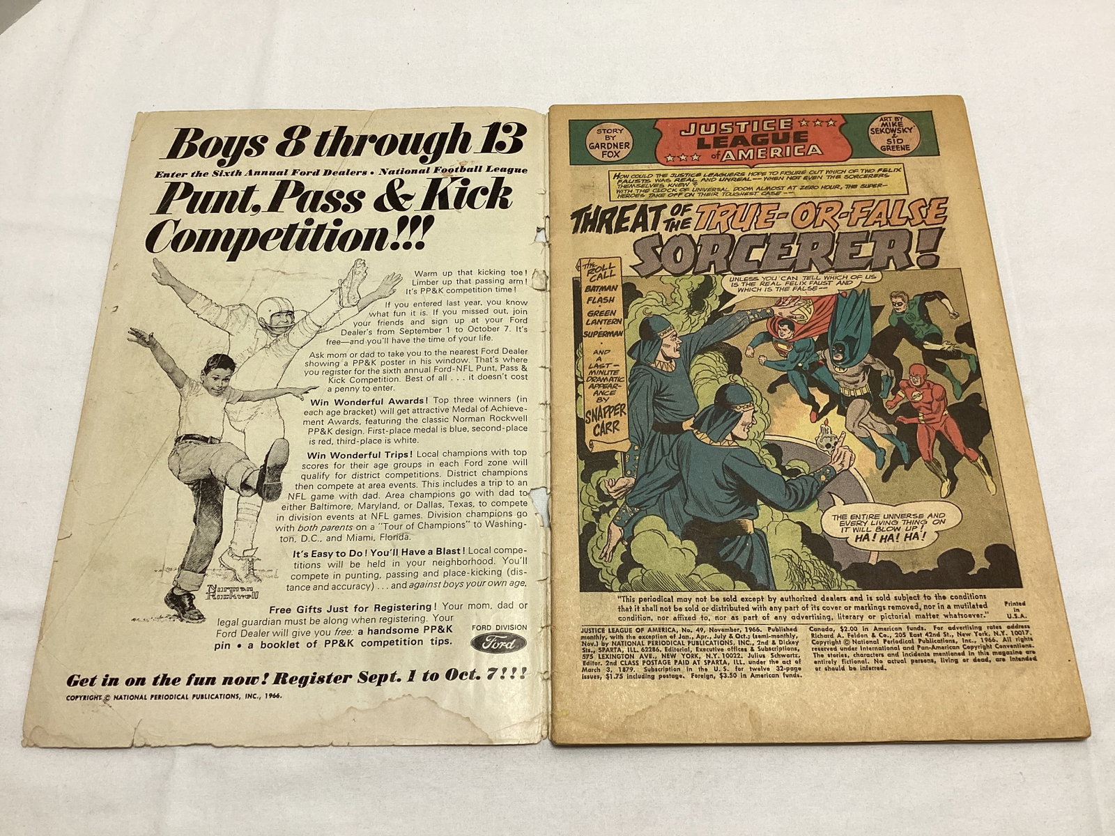 Justice League of America 49 DC Comic Book - 6