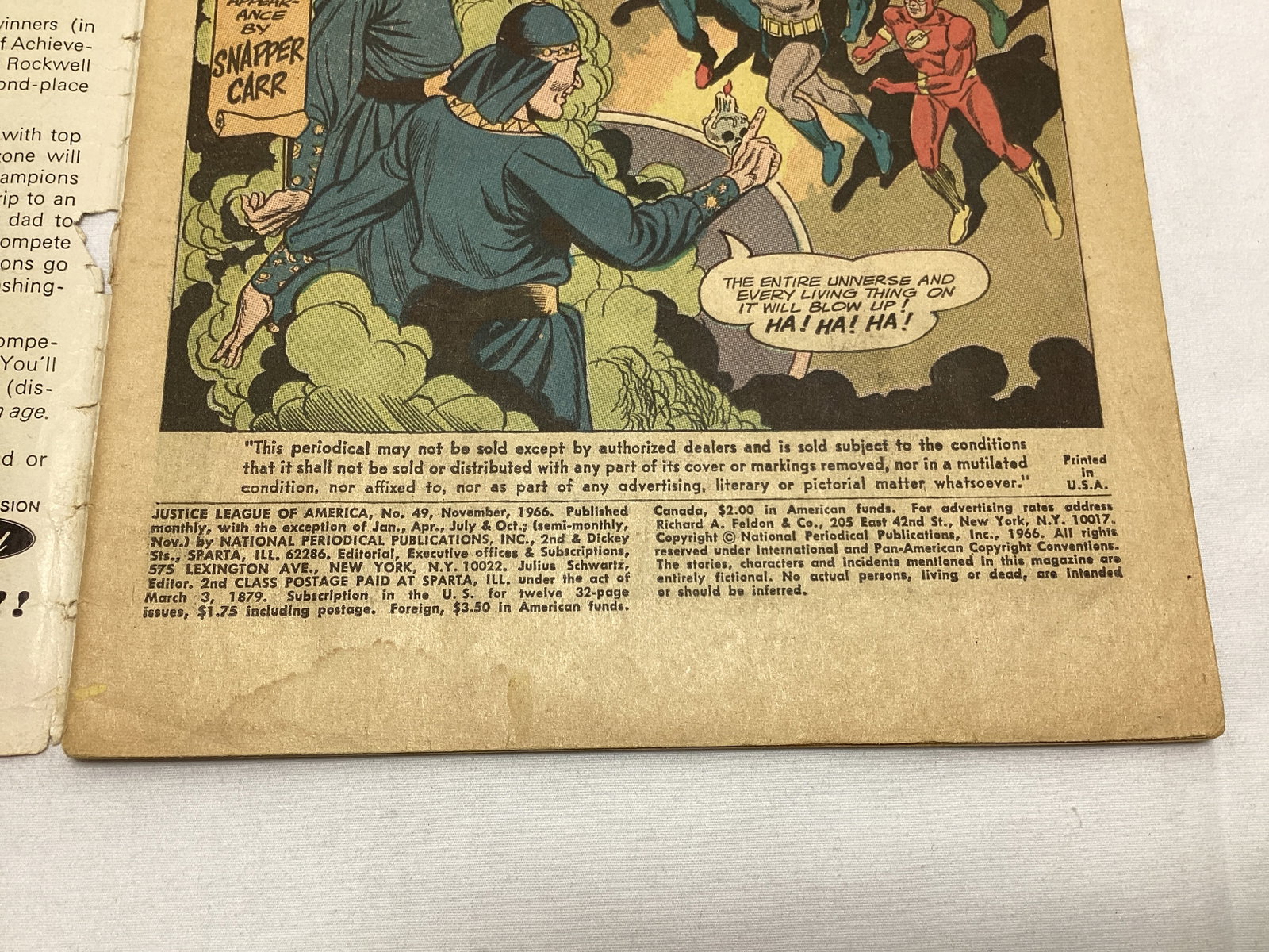 Justice League of America 49 DC Comic Book - 7