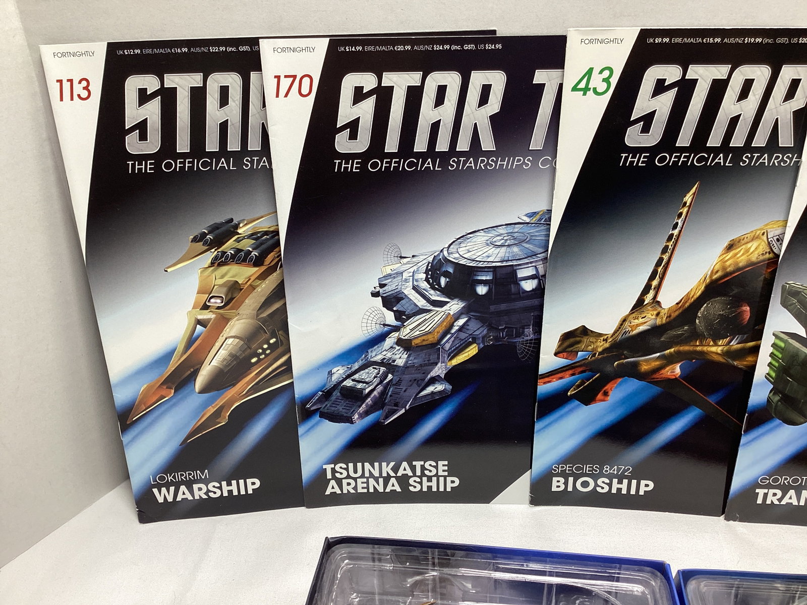 Four Eaglemoss Star Trek Diecast Starships with Magazines - 3