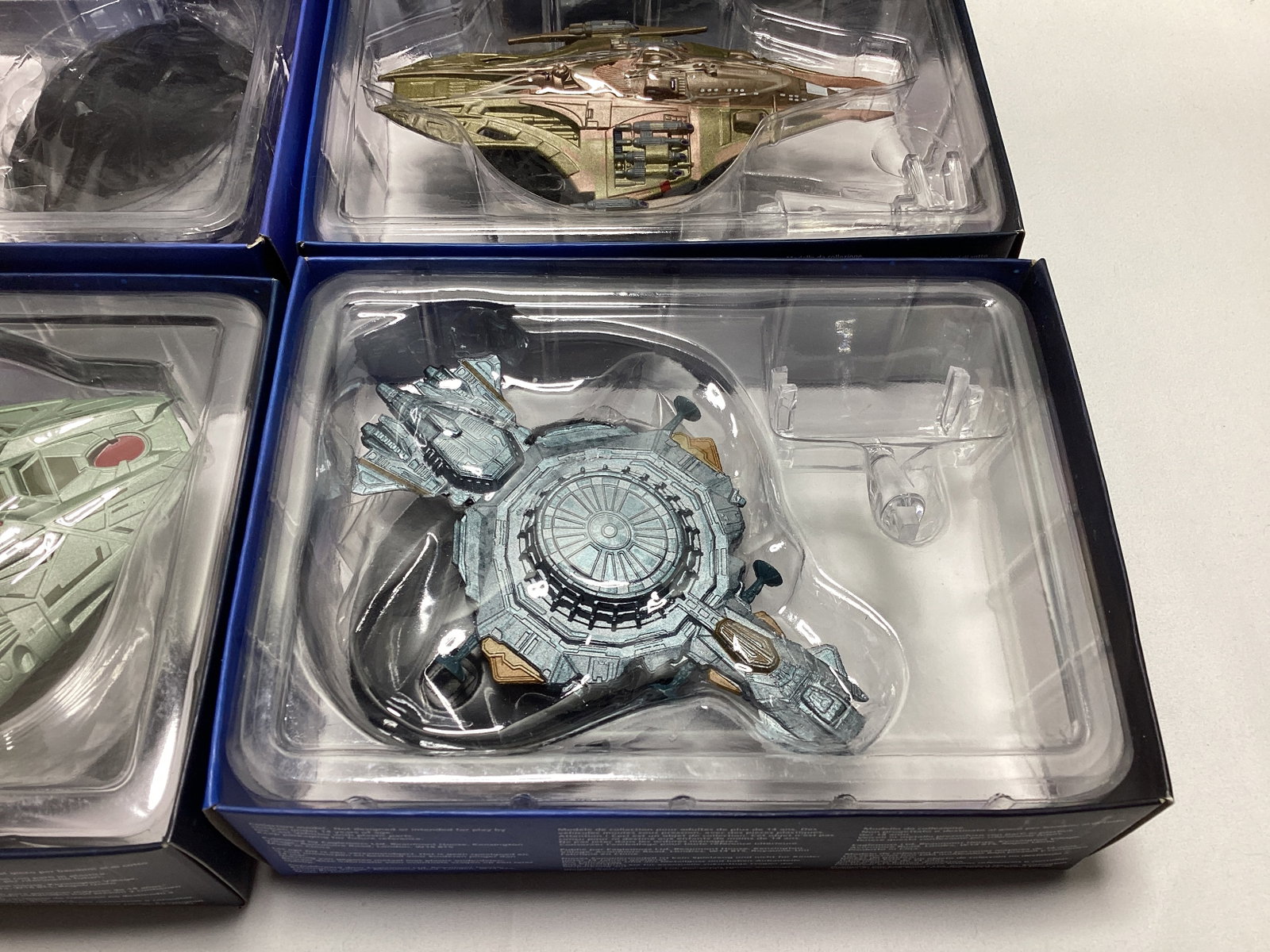 Four Eaglemoss Star Trek Diecast Starships with Magazines - 4
