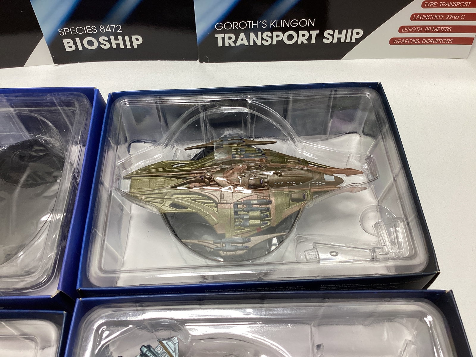 Four Eaglemoss Star Trek Diecast Starships with Magazines - 5
