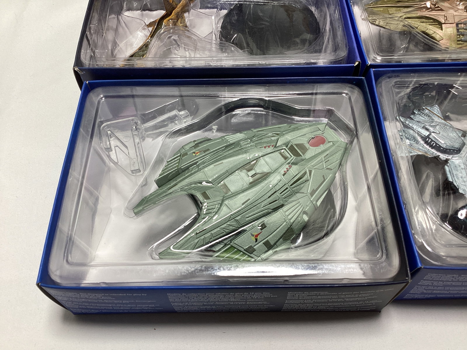 Four Eaglemoss Star Trek Diecast Starships with Magazines - 6