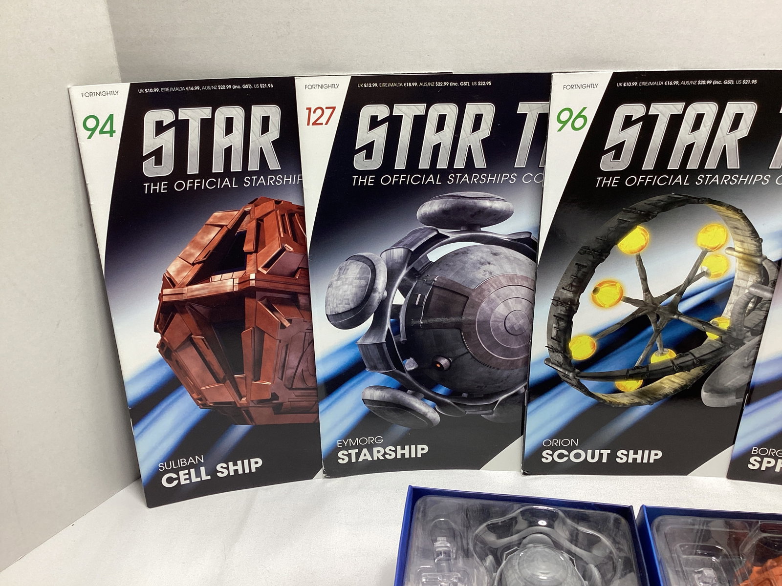 Four Eaglemoss Star Trek Diecast Starships with Magazines - 3