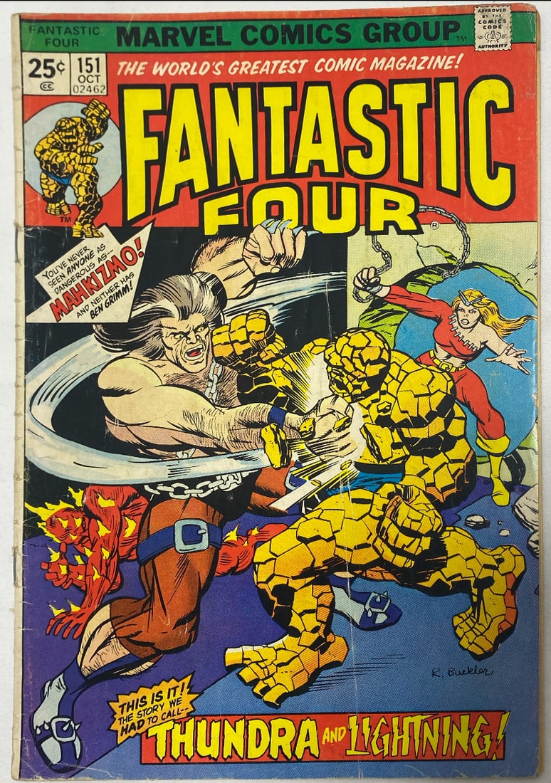 Fantastic Four 151 Marvel Comic Book: 1974