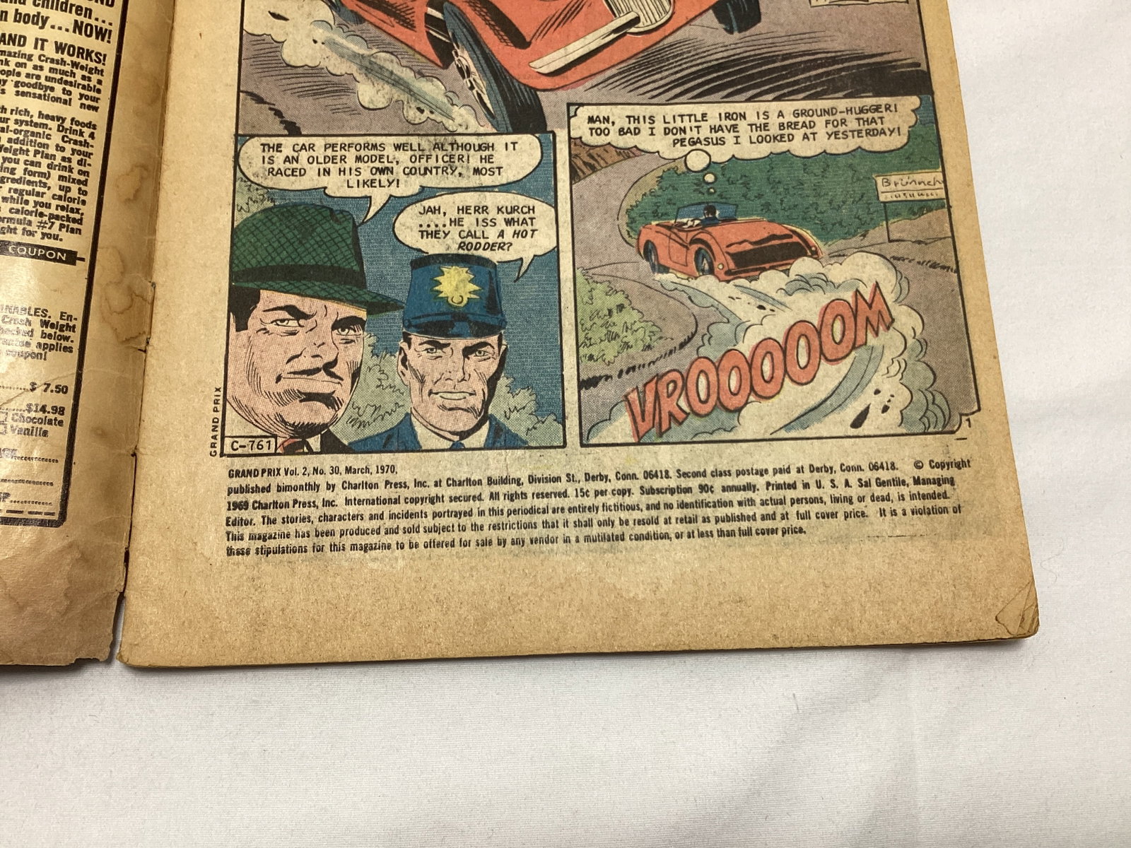Grand Prix 30 Charlton Comic Book - 7