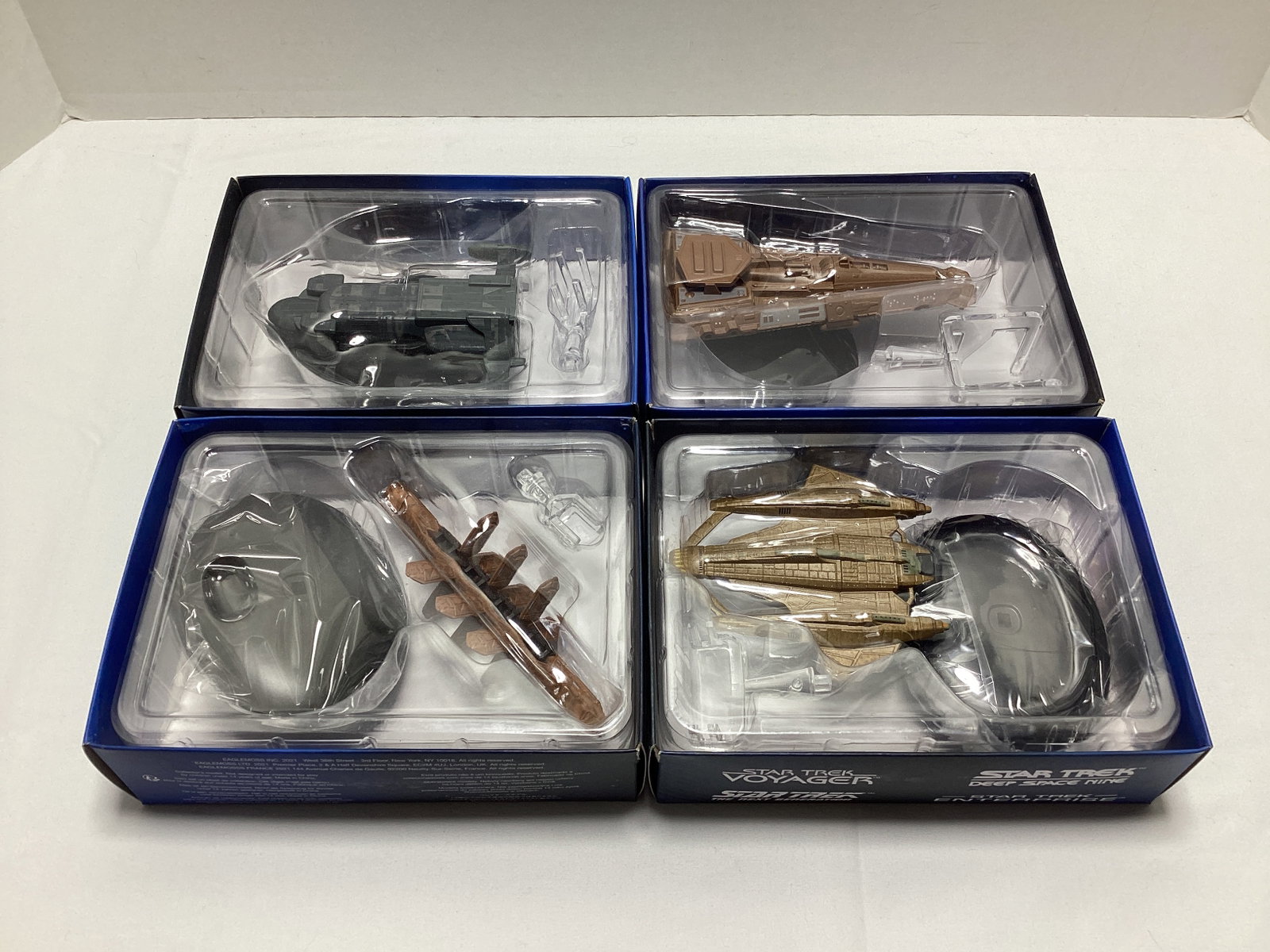 Four Eaglemoss Star Trek Diecast Starships (1 of 5)