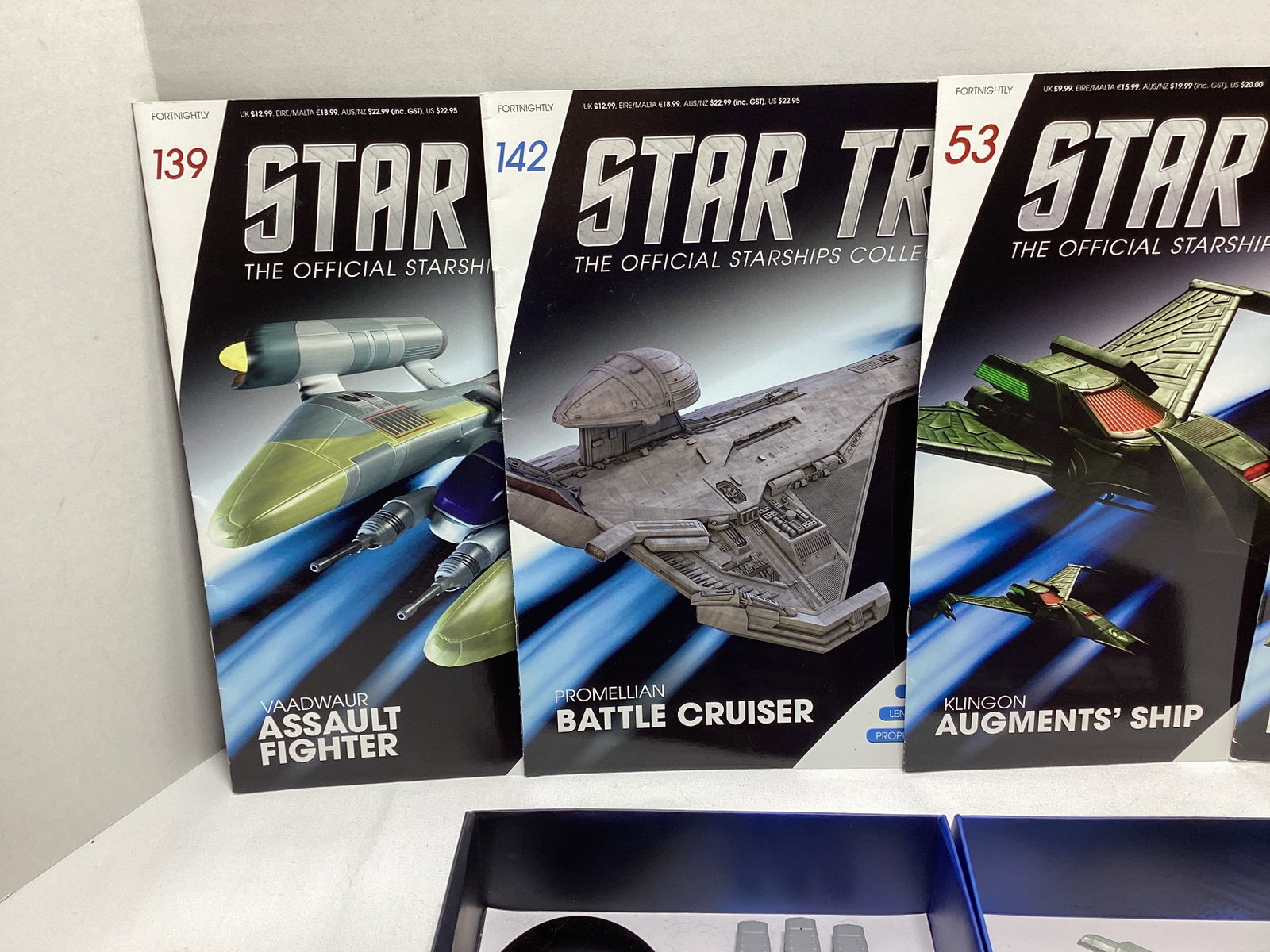 Four Eaglemoss Star Trek Diecast Starships with Magazines - 3
