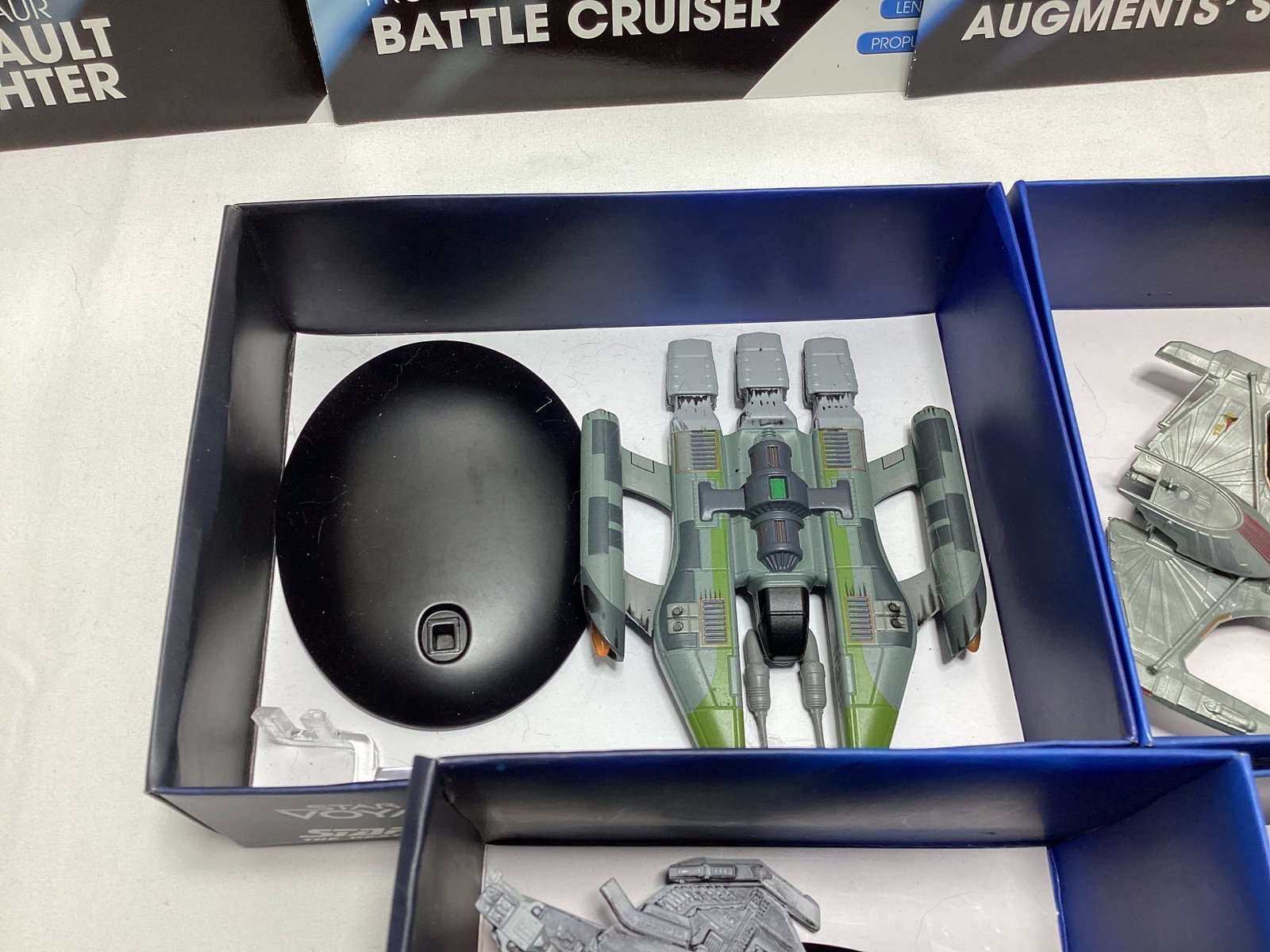 Four Eaglemoss Star Trek Diecast Starships with Magazines - 4