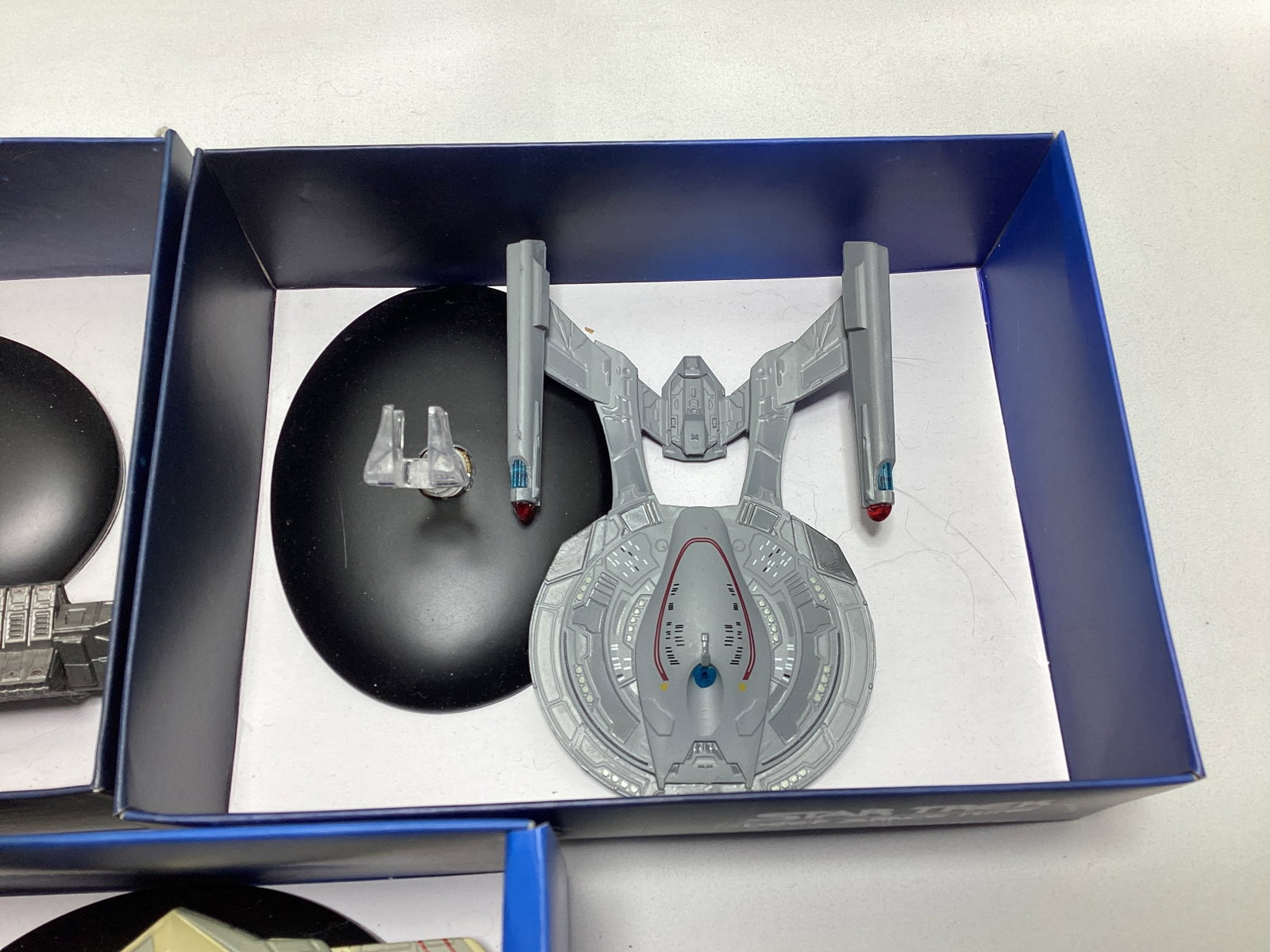 Three Eaglemoss Star Trek Diecast Starships with Magazines - 5