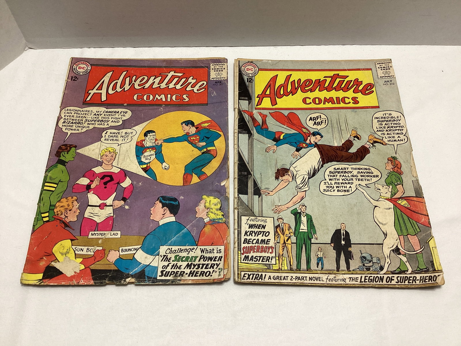 Adventure Comics 307 and 310 DC Superboy Comic Books (1 of 6)