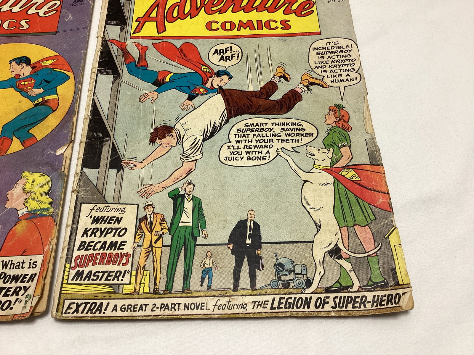 Adventure Comics 307 and 310 DC Superboy Comic Books - 5