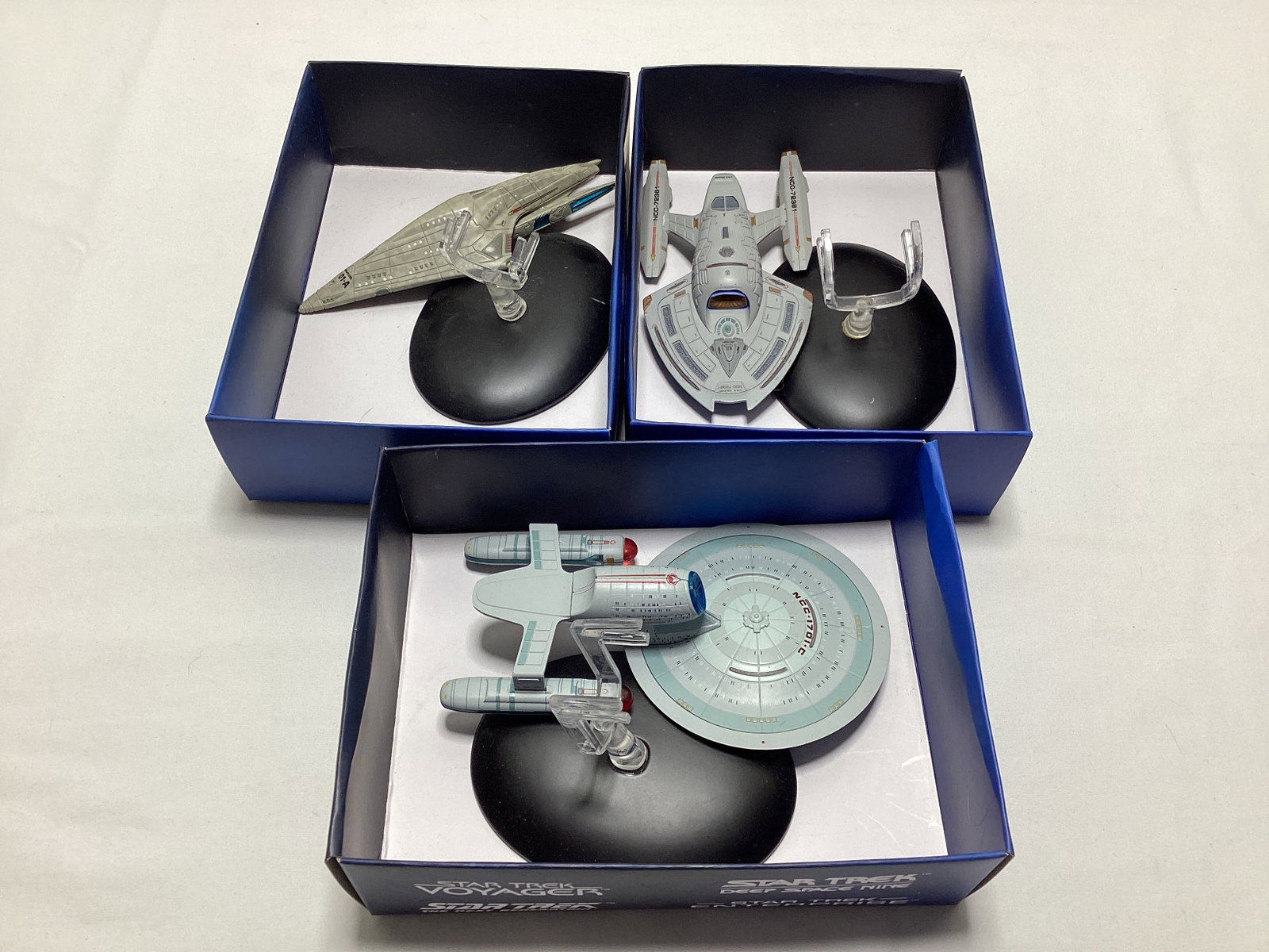 Three Eaglemoss Star Trek Diecast Starships (1 of 4)