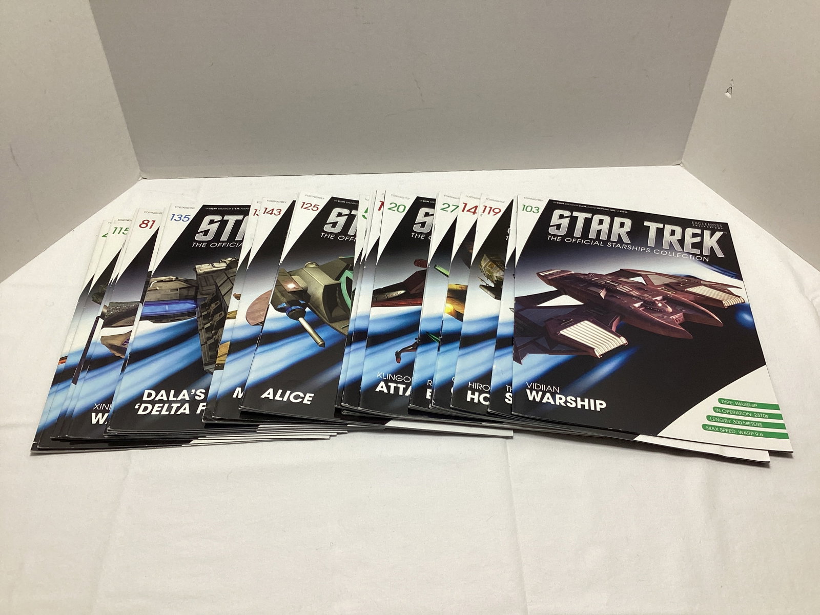 Eaglemoss Star Trek Diecast Starship Magazines: .