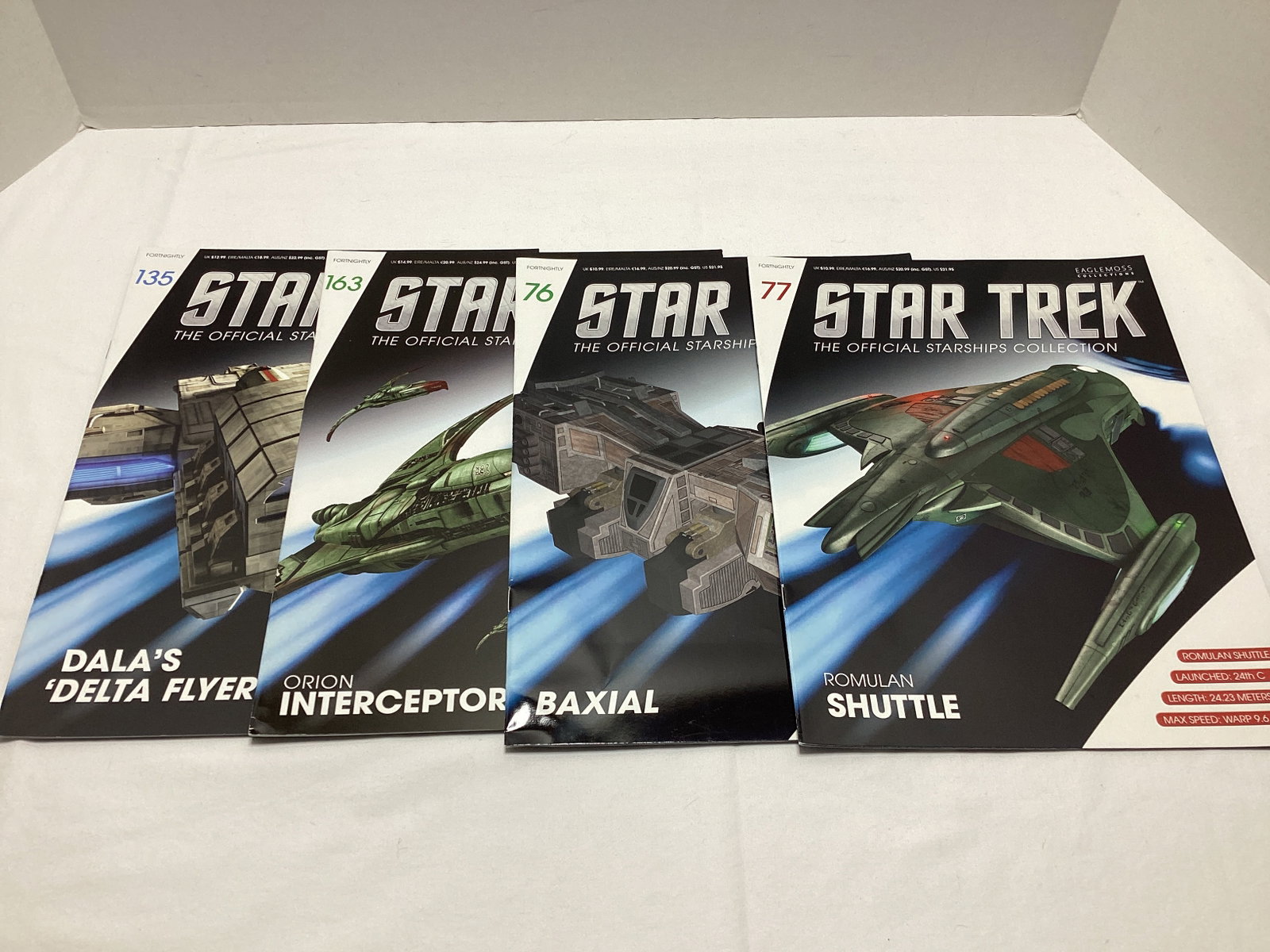 Eaglemoss Star Trek Diecast Starship Magazines - 6