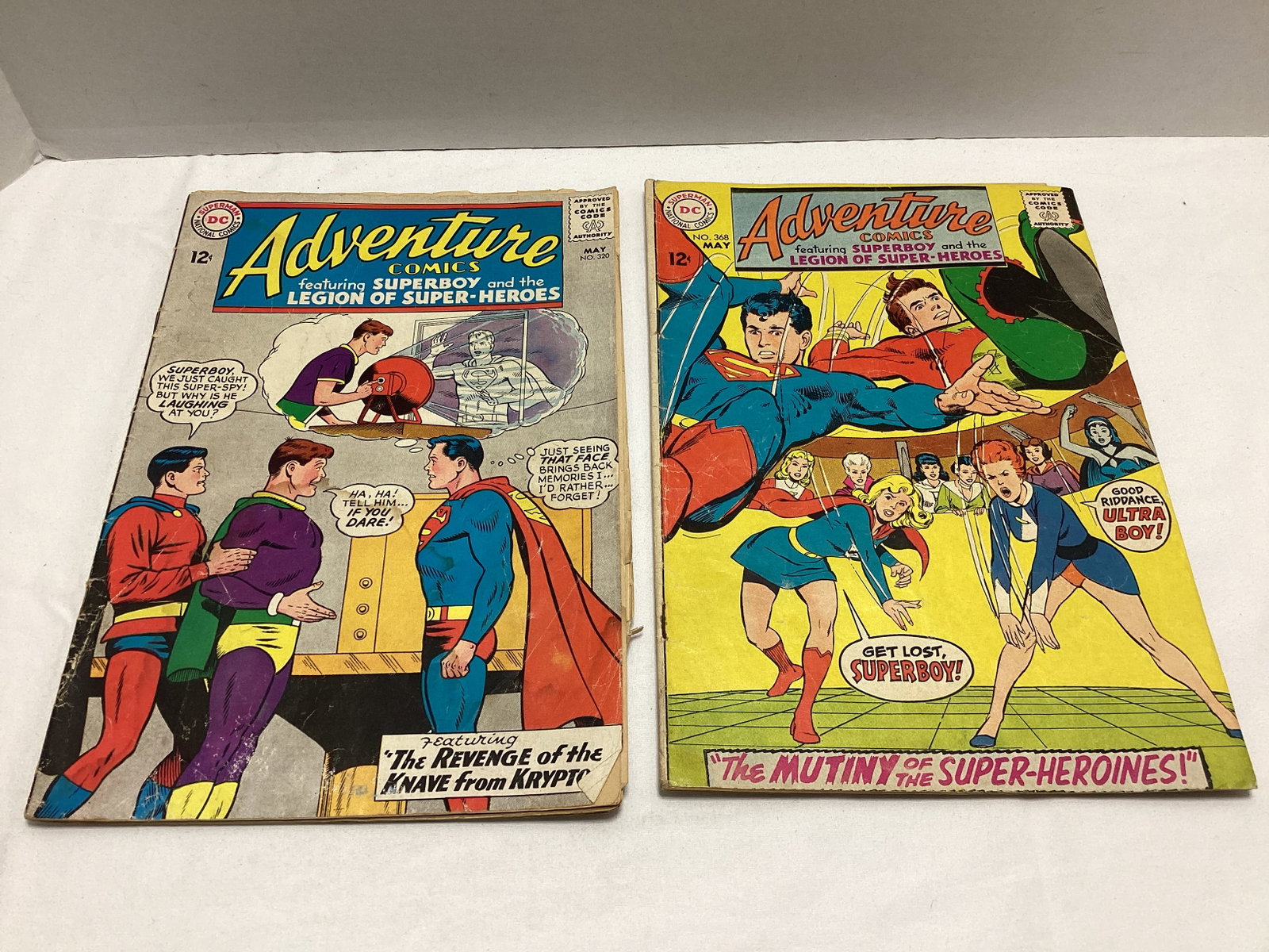 Adventure Comics 320 and 368 DC Superboy Comic Books (1 of 6)