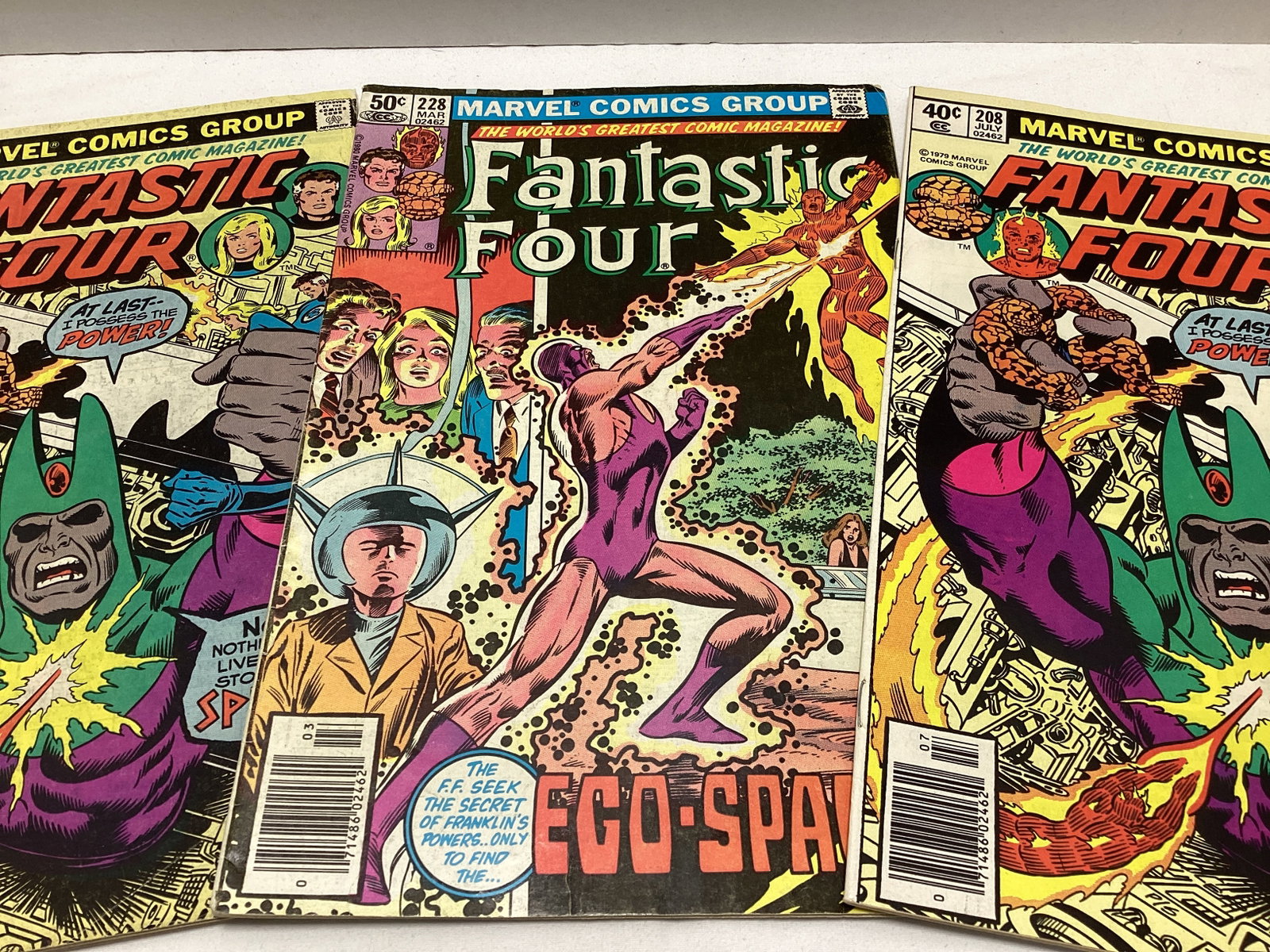 Four Fantastic Four Marvel Comic Books - 3