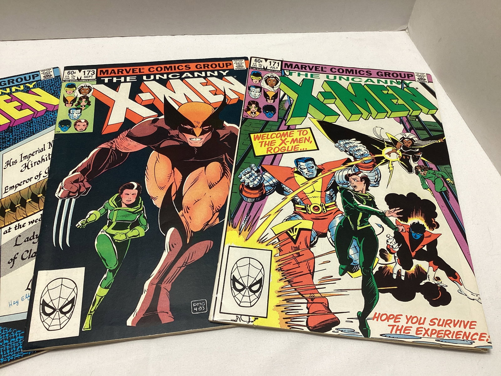 Five Uncanny X-Men Marvel Comic Books - 2