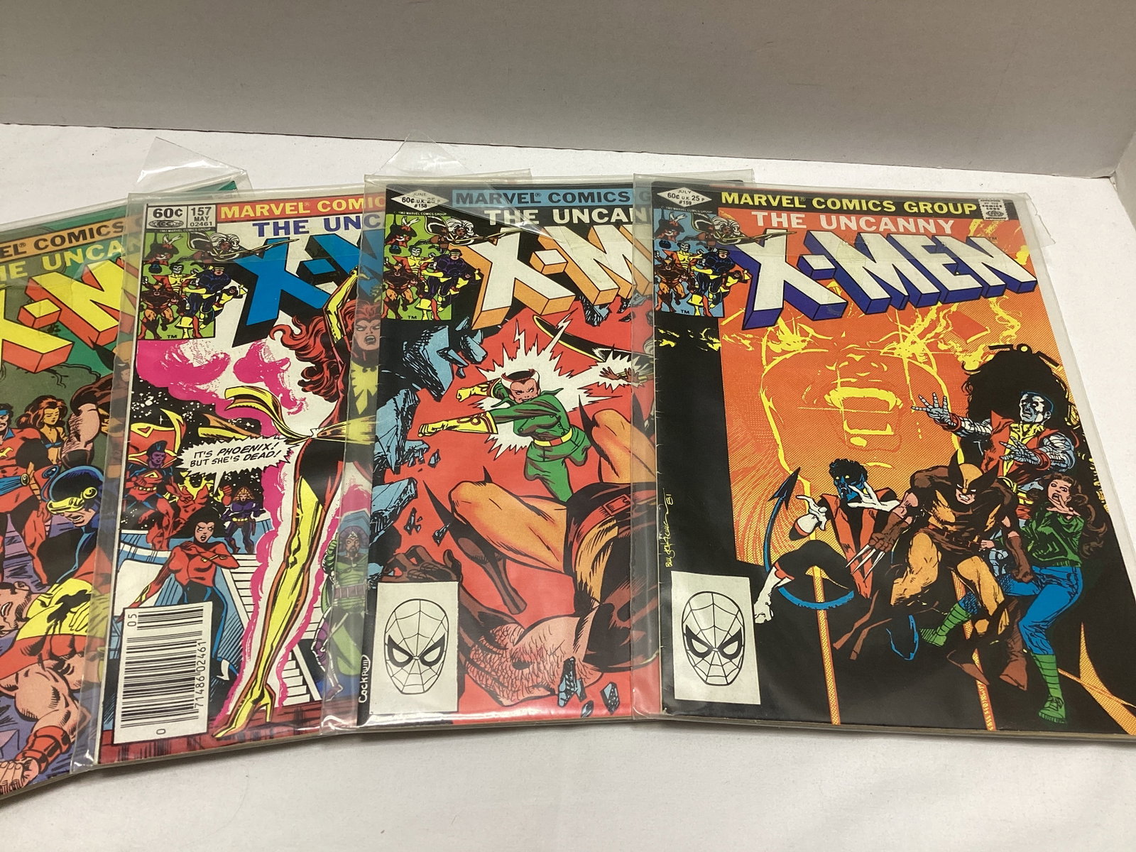 Six Uncanny X-Men Marvel Comic Books - 2