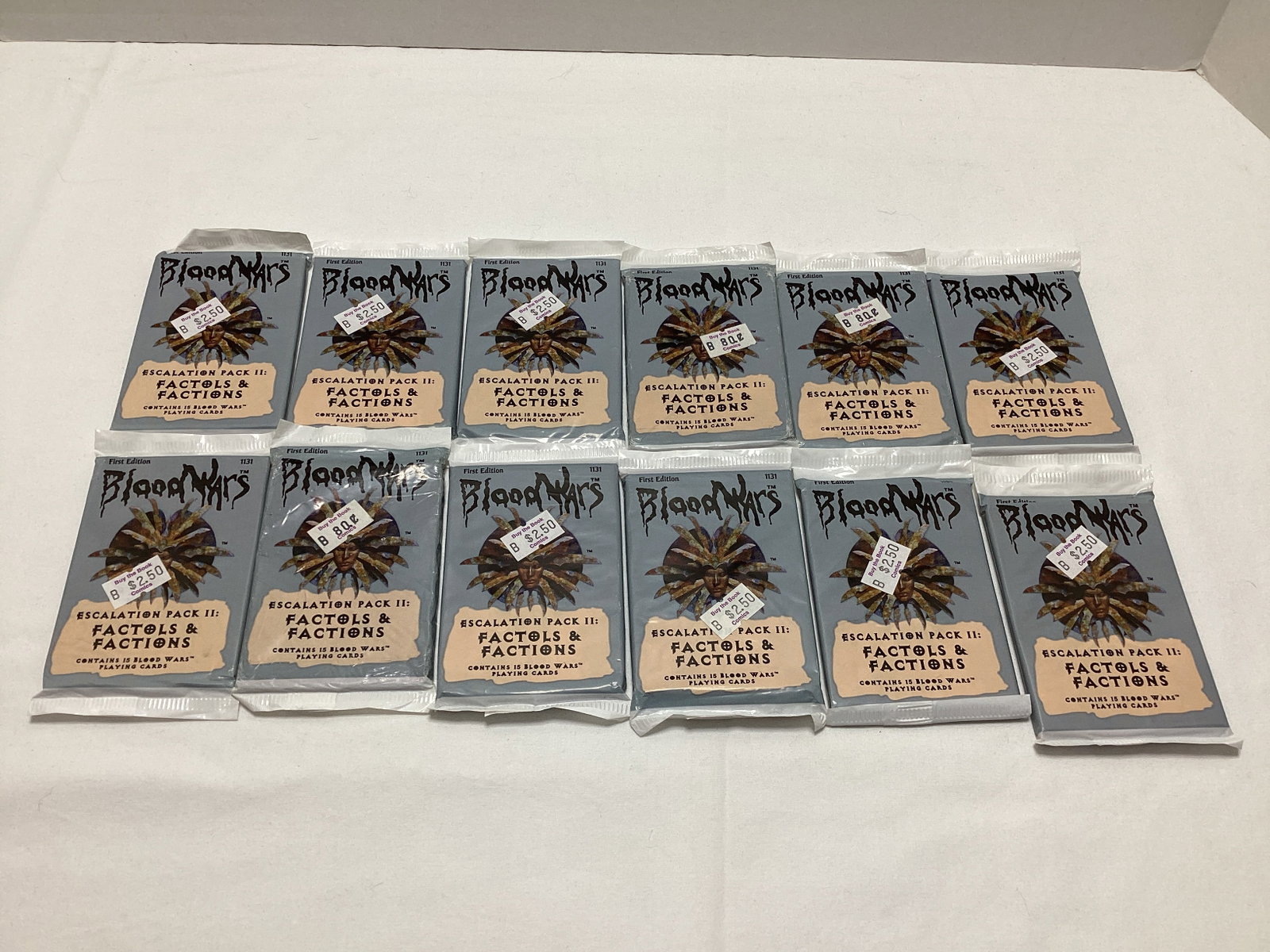 12 Sealed Blood Wars Trading Card Packs: .