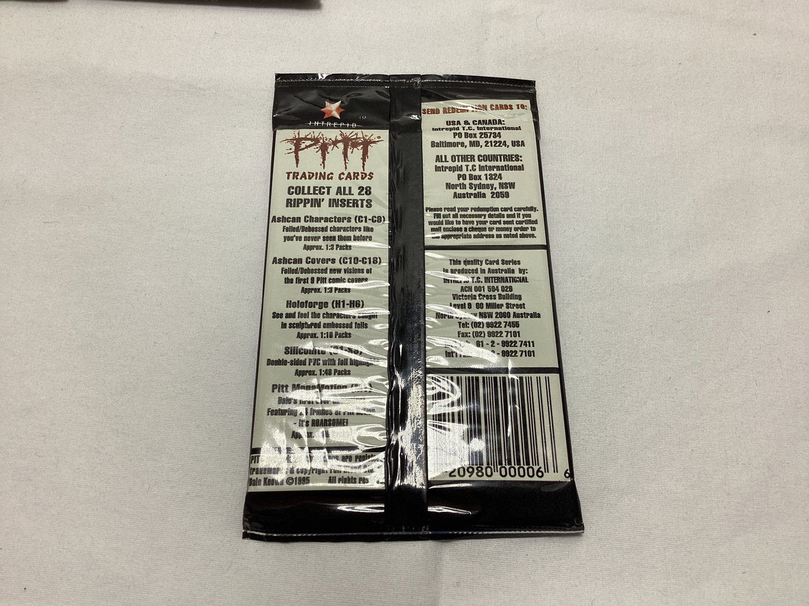 Six Sealed Intrepid Image the Pitt Trading Card Packs - 3