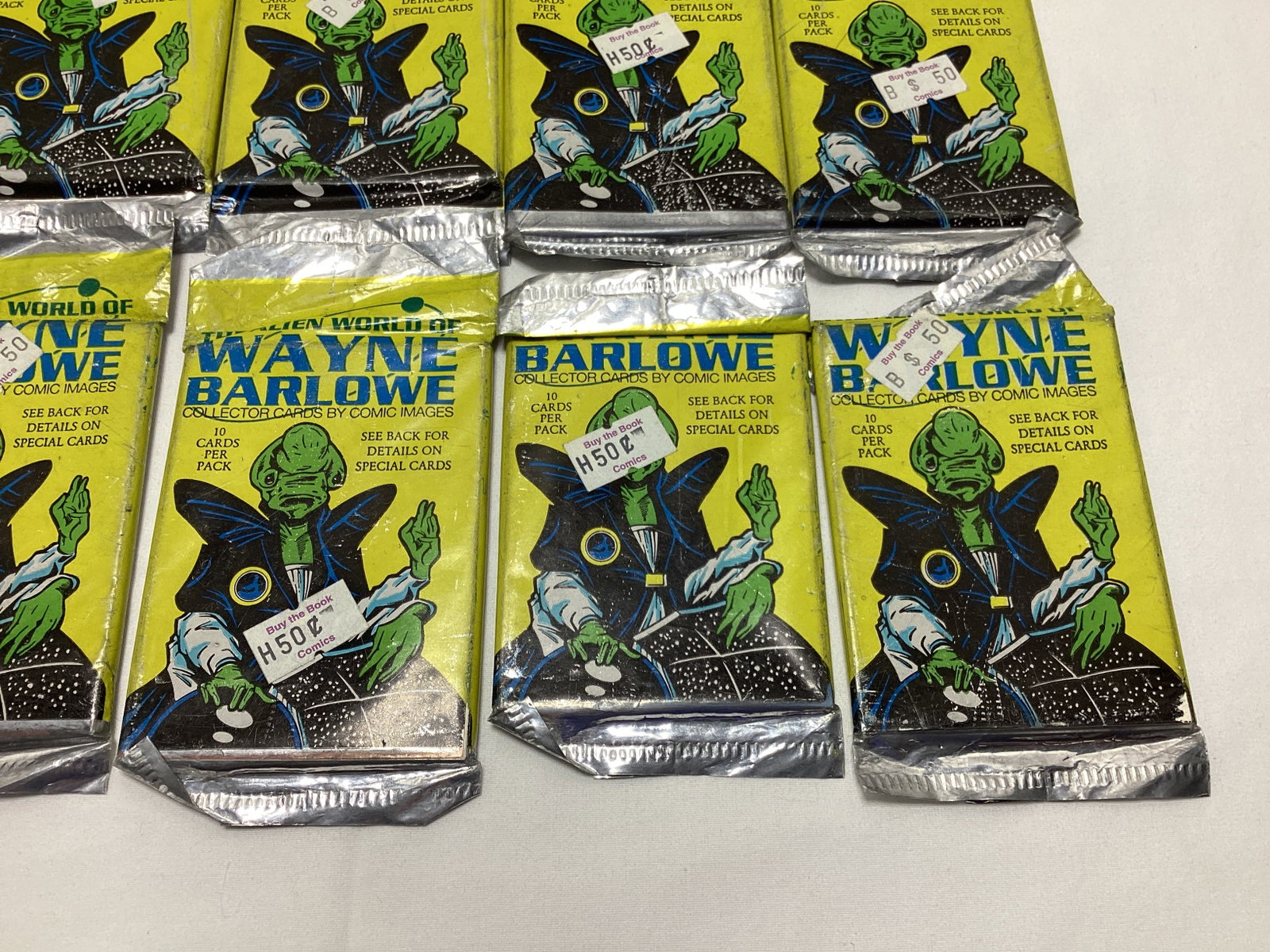 12 Sealed Alien World of Wayne Barlowe Trading Card Packs - 2