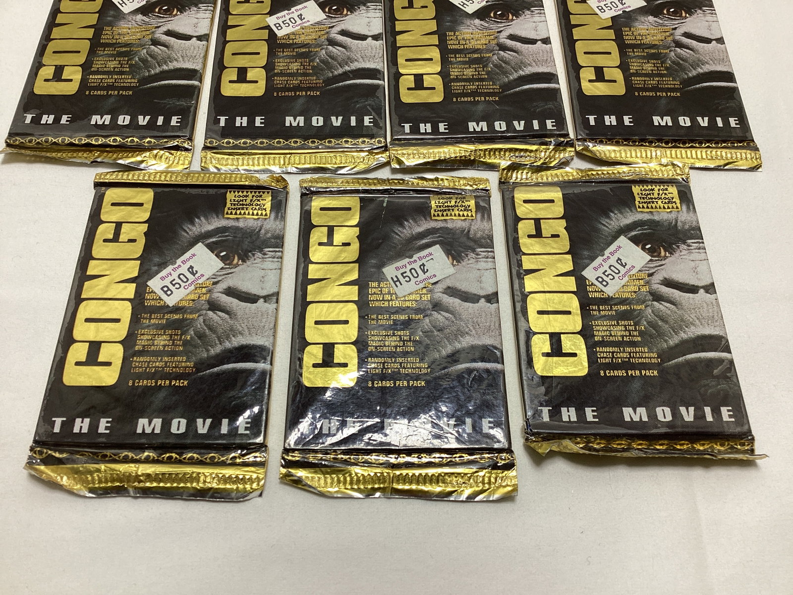 Seven Sealed Congo the Movie Trading Card Packs - 2