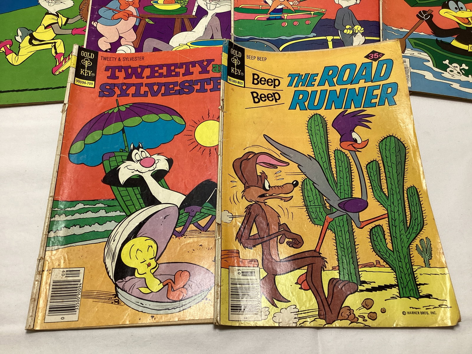 Six Looney Tunes Gold Key Comic Books - 2