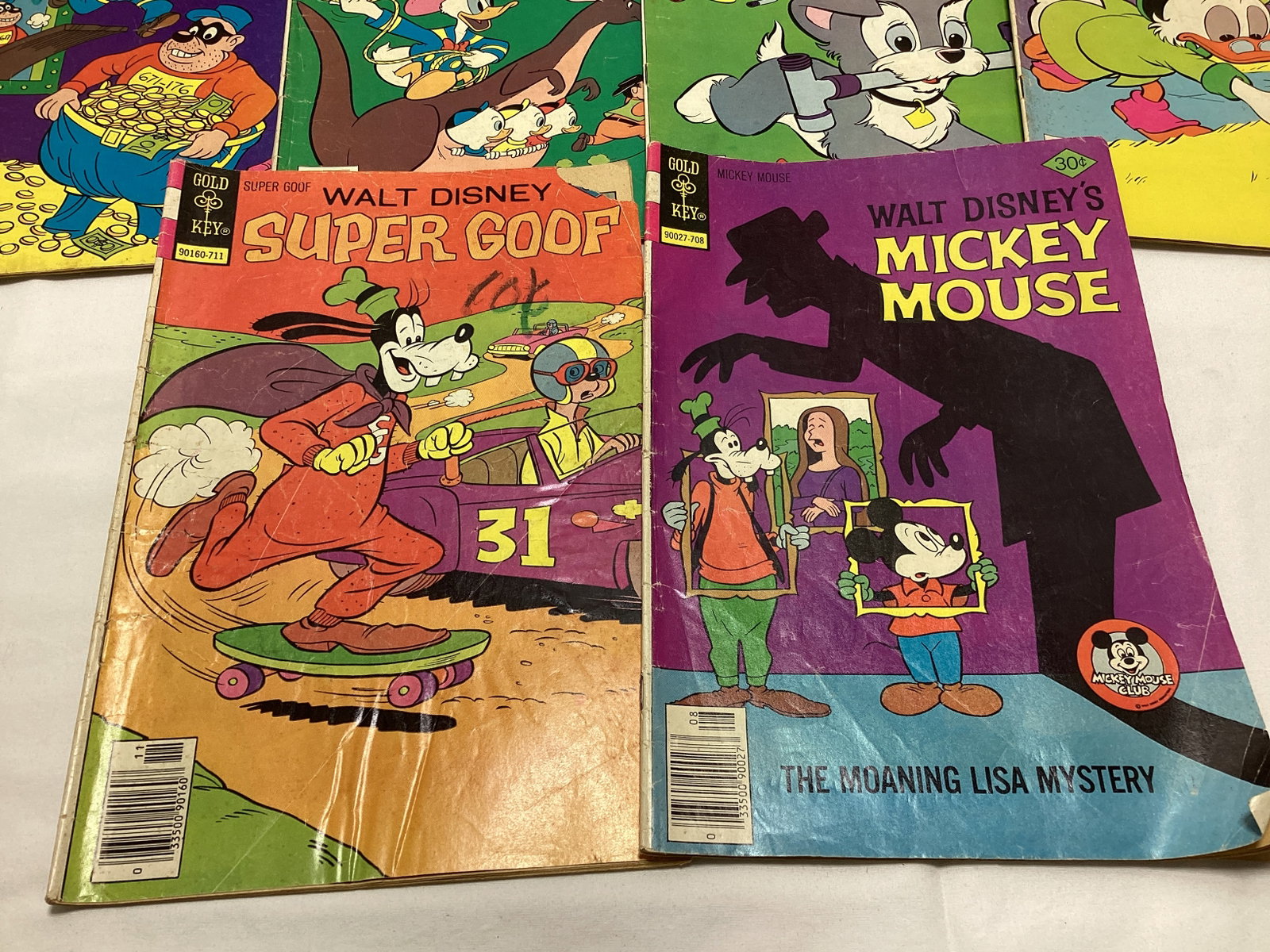 Six Walt Disney Gold Key Comic Books - 2