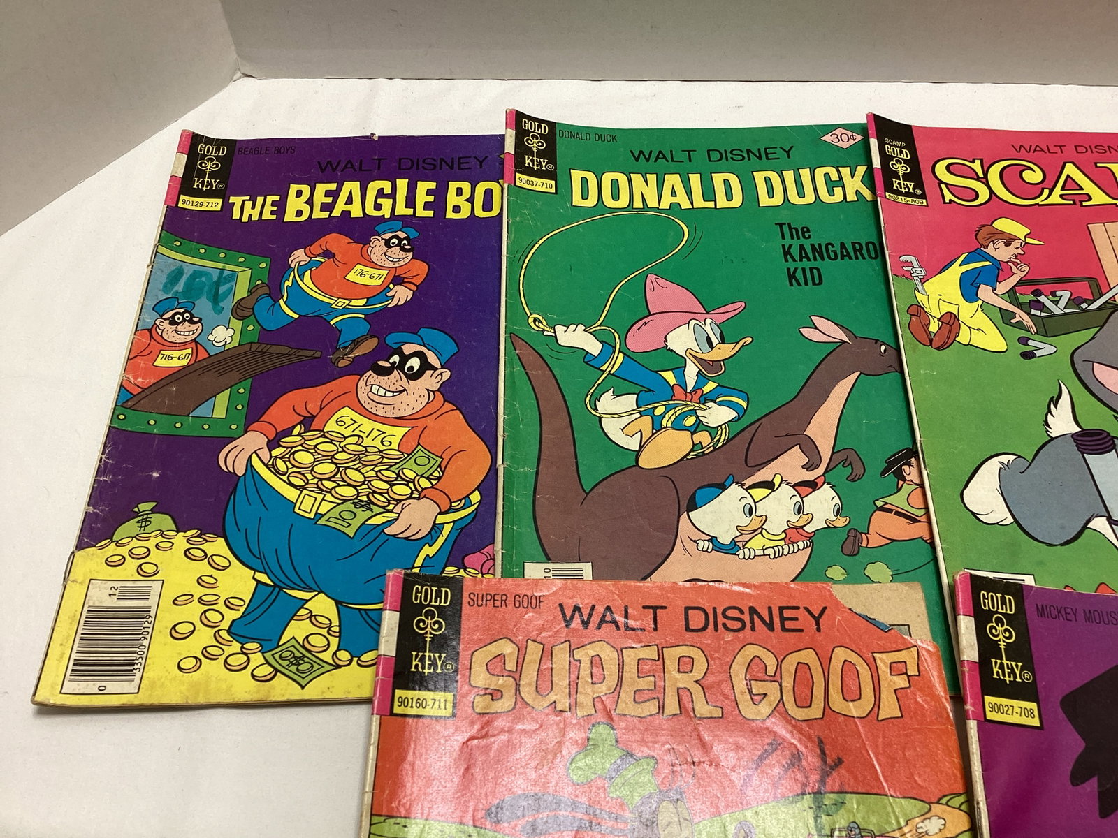 Six Walt Disney Gold Key Comic Books - 4