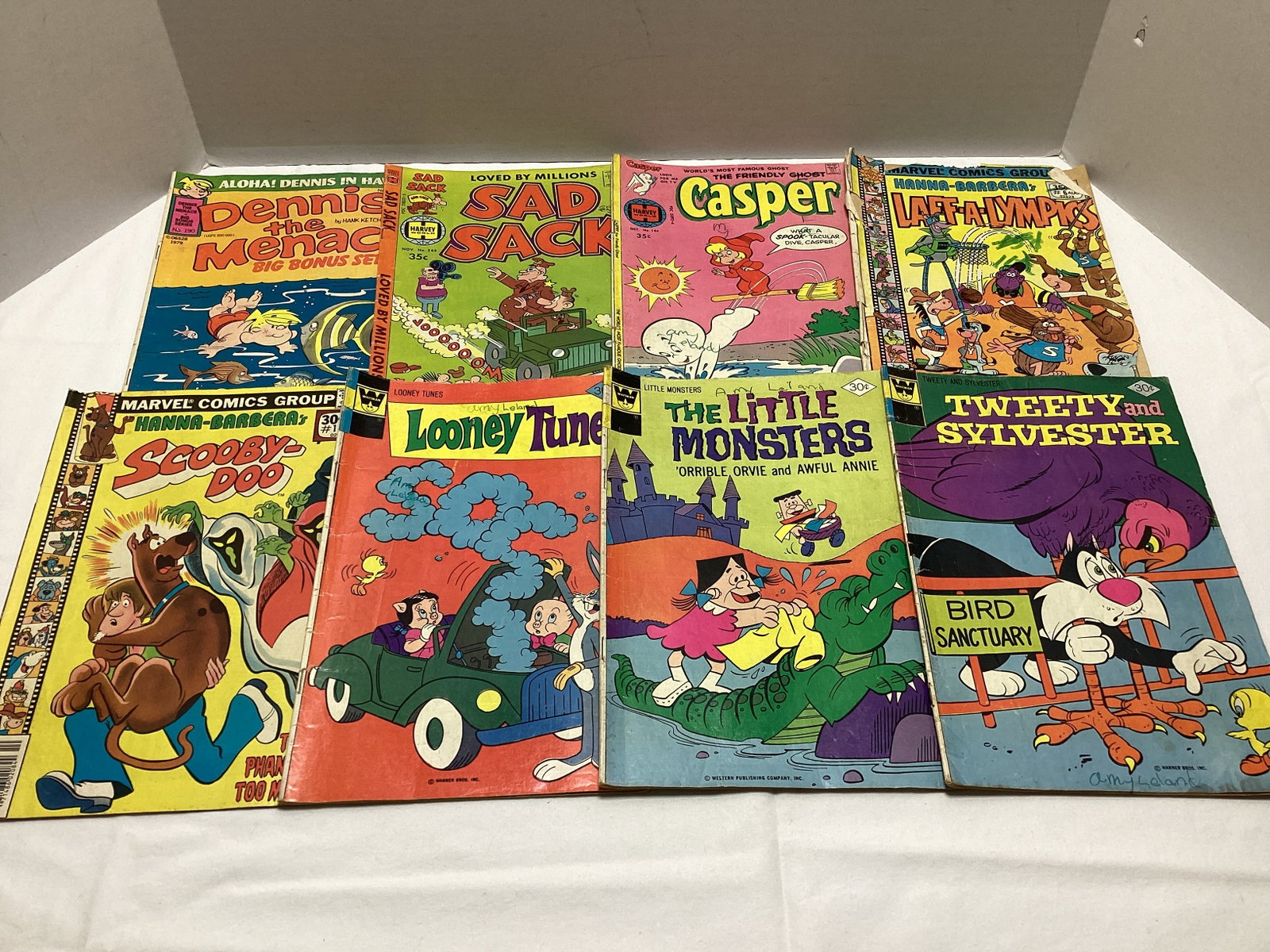 Eight Comic Books: .