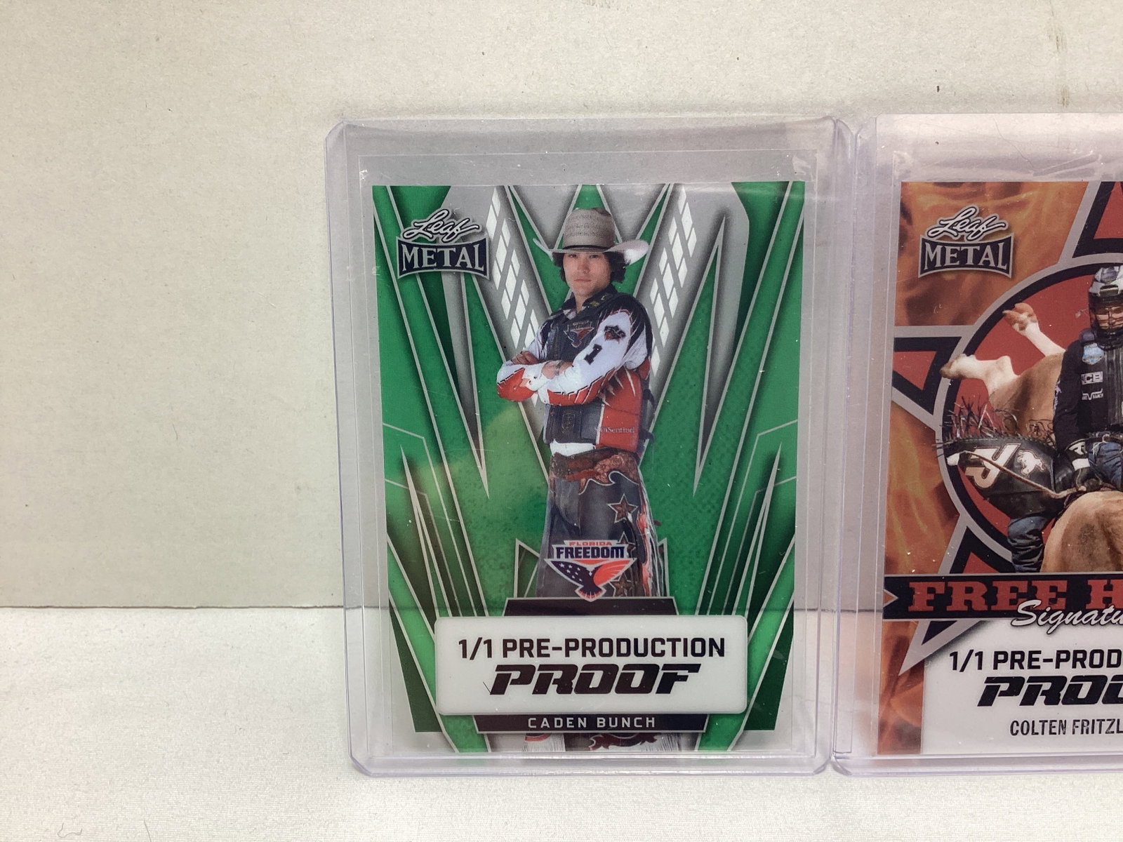 Two Leaf Rodeo 1/1 Pre Production Proof Trading Cards - 2