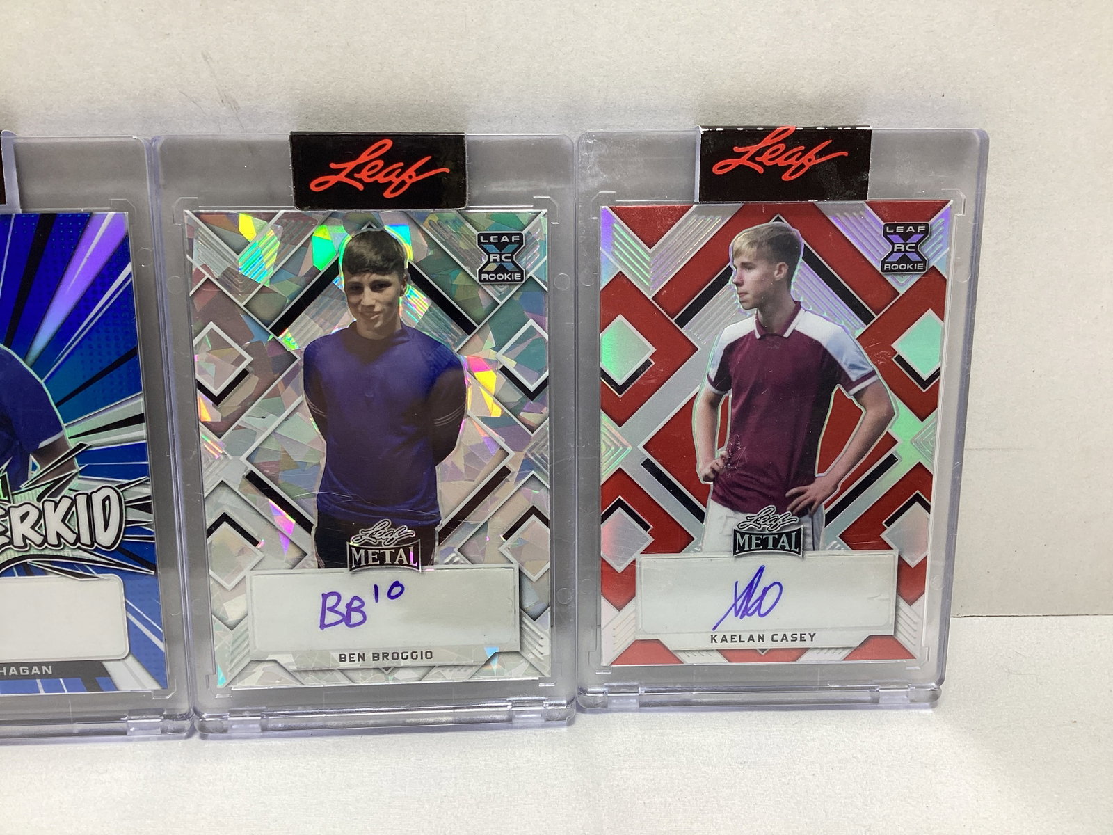Four Leaf Metal Soccer Autographed Trading Cards - 3