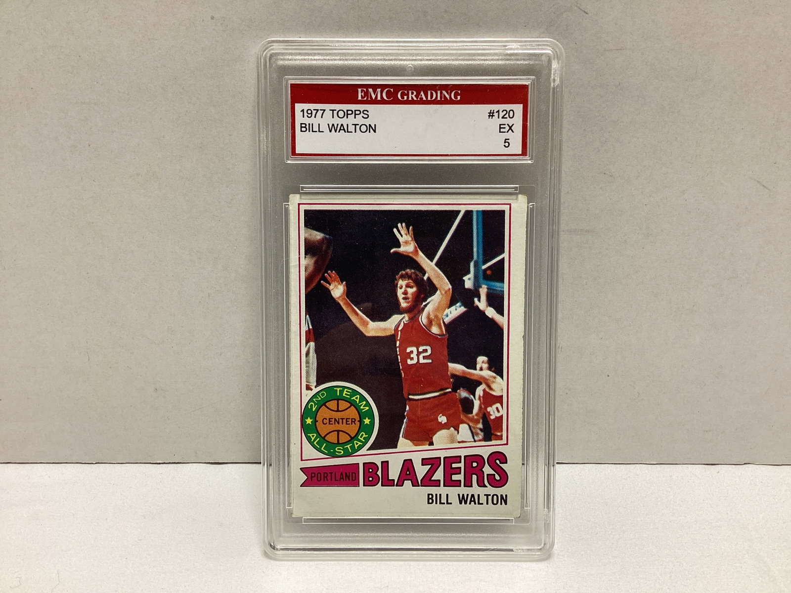 1977 Topps Bill Walton EMC Graded 5.0 Trading Card: .