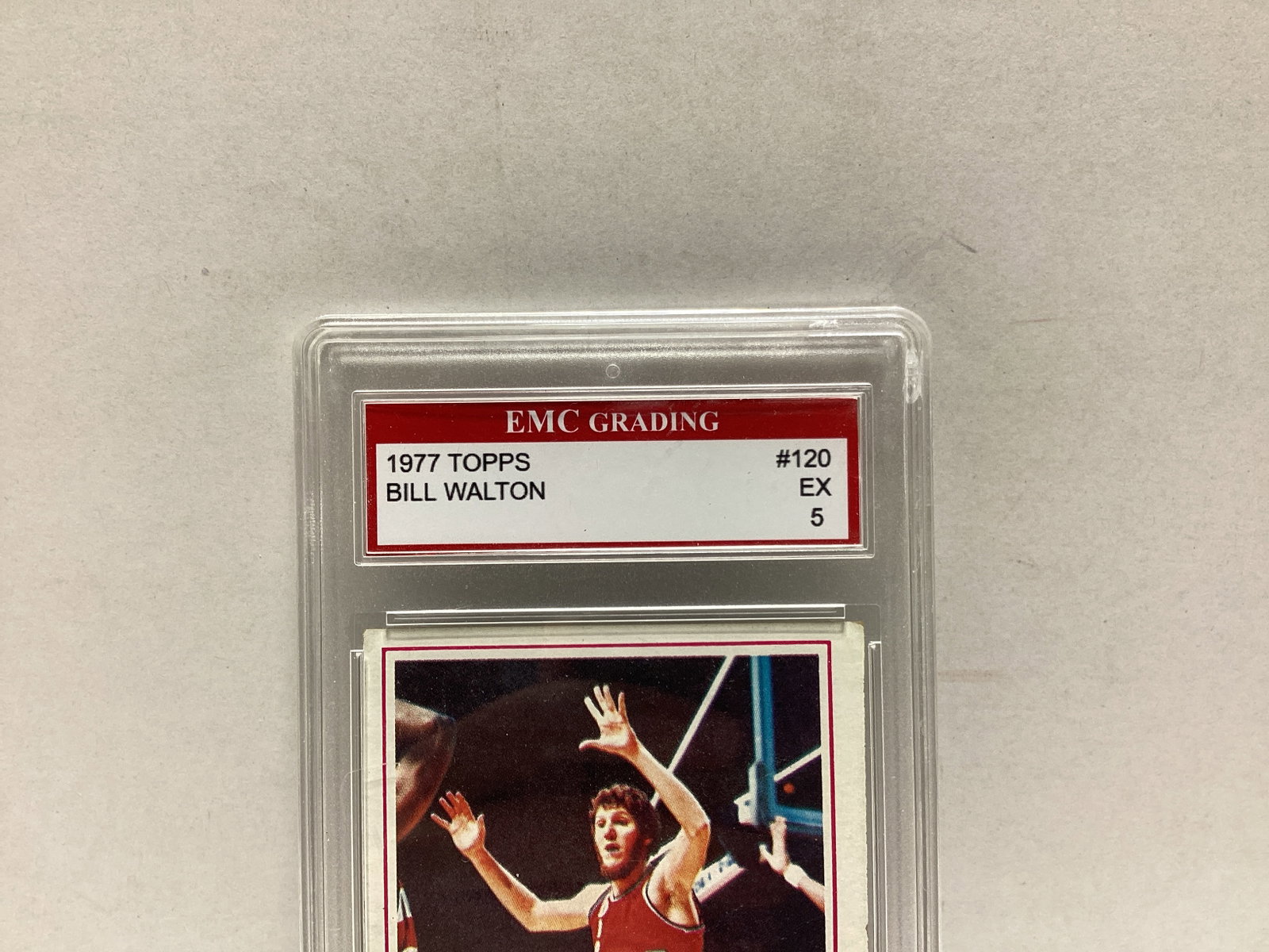 1977 Topps Bill Walton EMC Graded 5.0 Trading Card - 3
