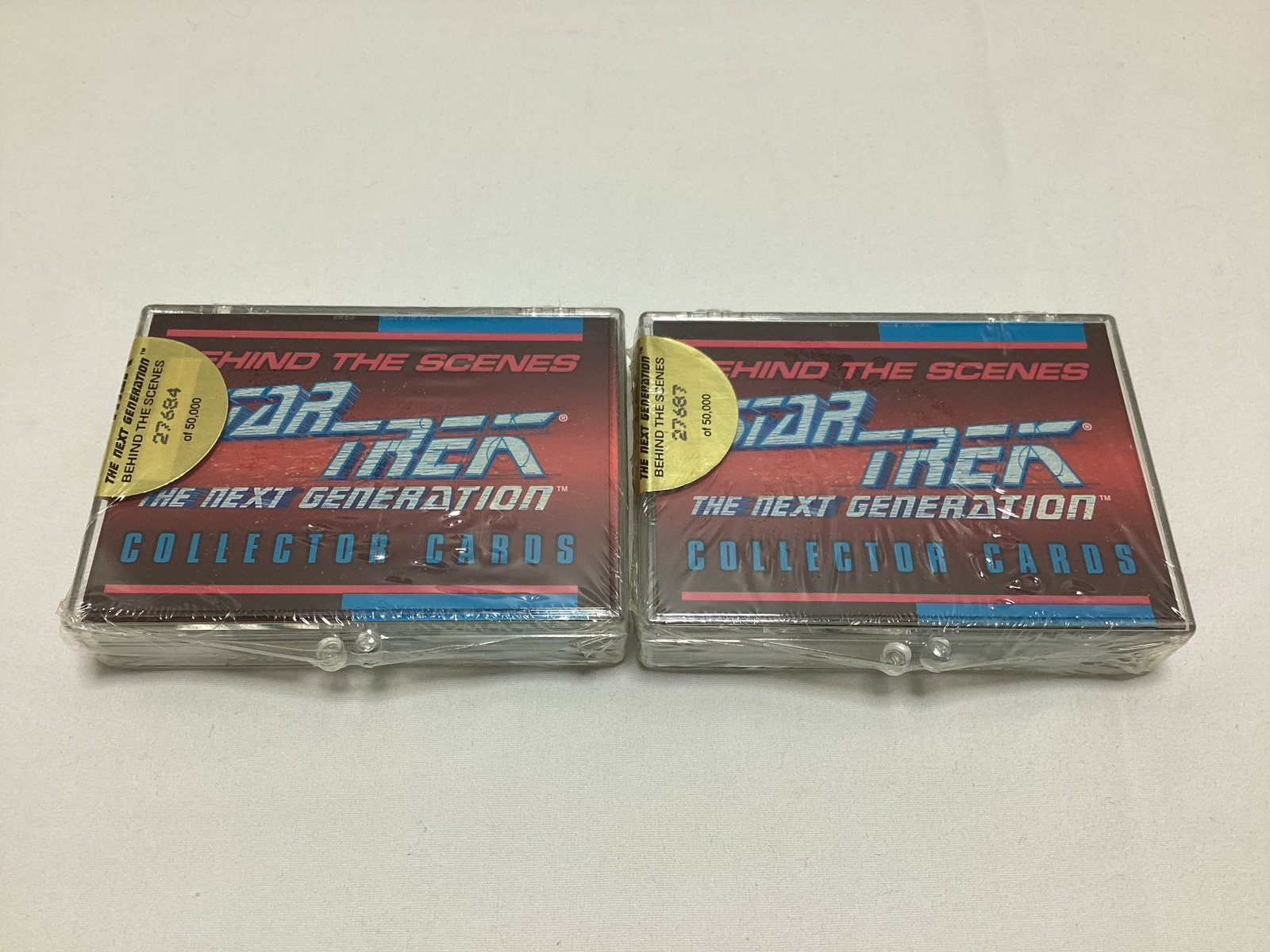 Two Sealed Packs of Skybox Star Trek the Next Generation Trading Cards: .