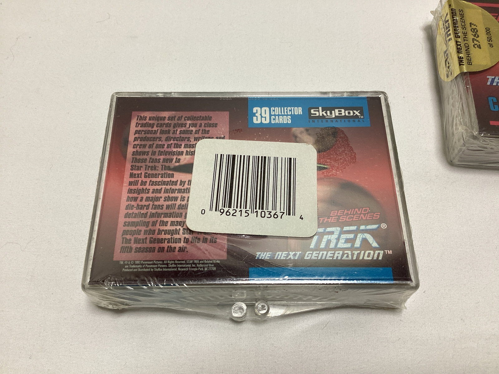 Two Sealed Packs of Skybox Star Trek the Next Generation Trading Cards - 3