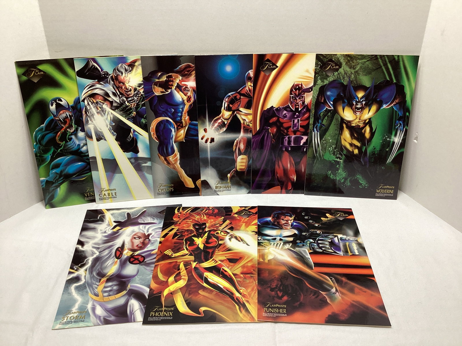 1994 Flair Marvel Prints: .