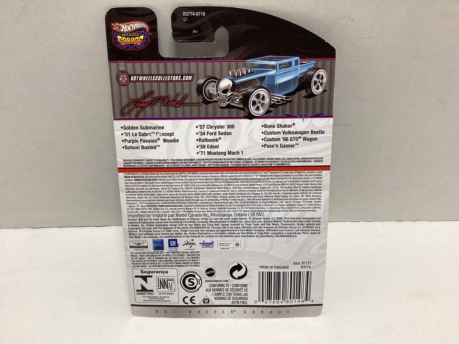 Hot Wheels Larrys Garage Bone Shaker Diecast - 3