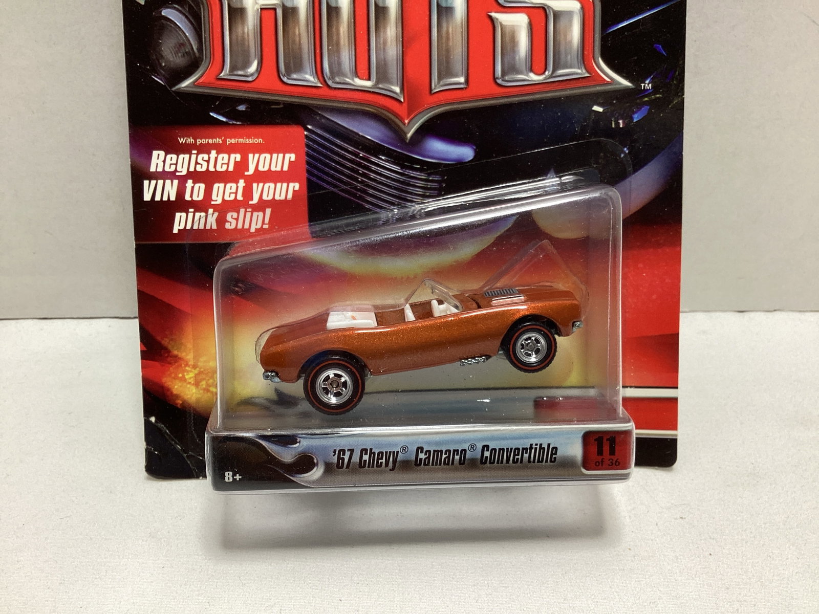 Hot Wheels Ultra Hots 1967 Chevrolet Camaro Convertible Diecast - 2