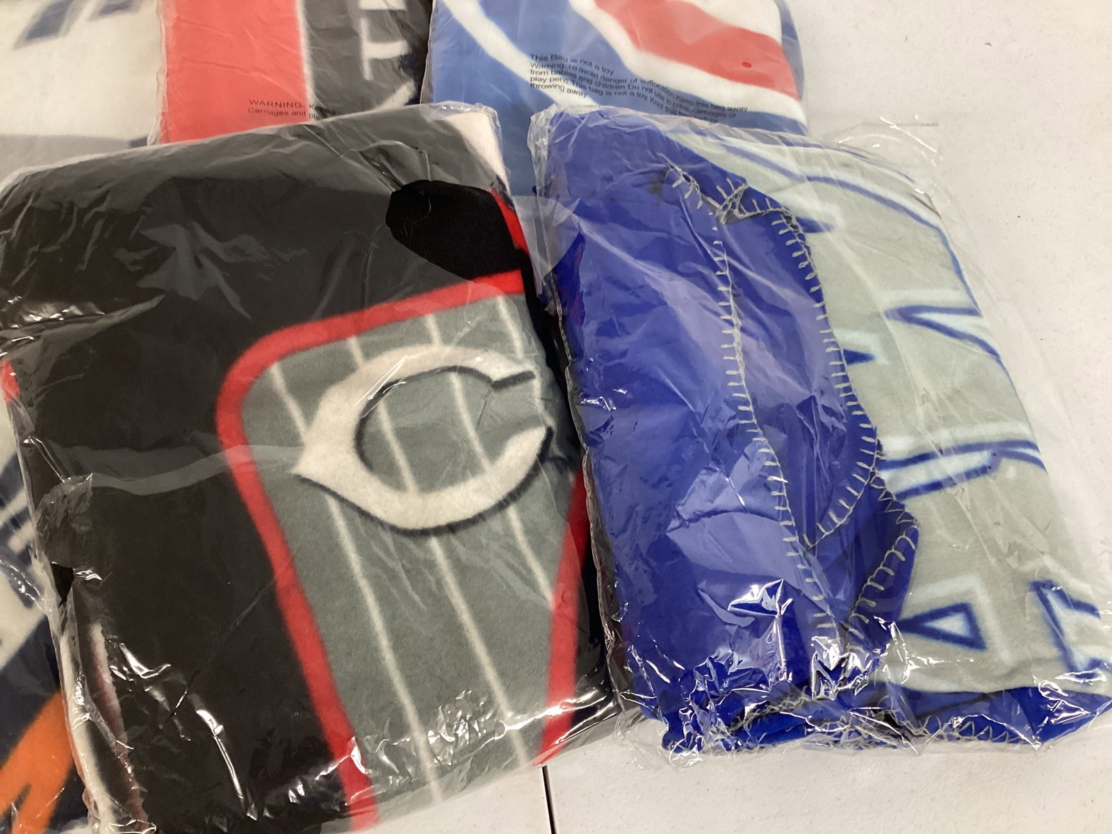 Six Baseball Blankets - 2