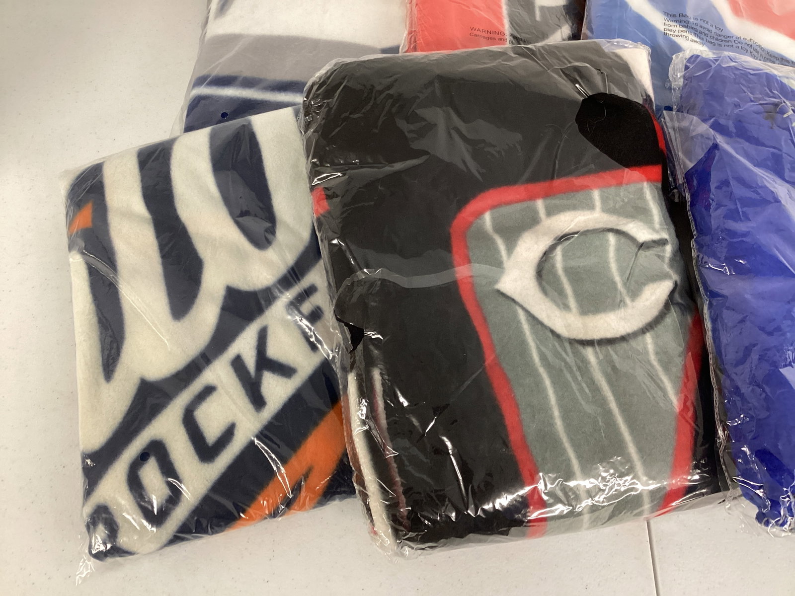 Six Baseball Blankets - 3