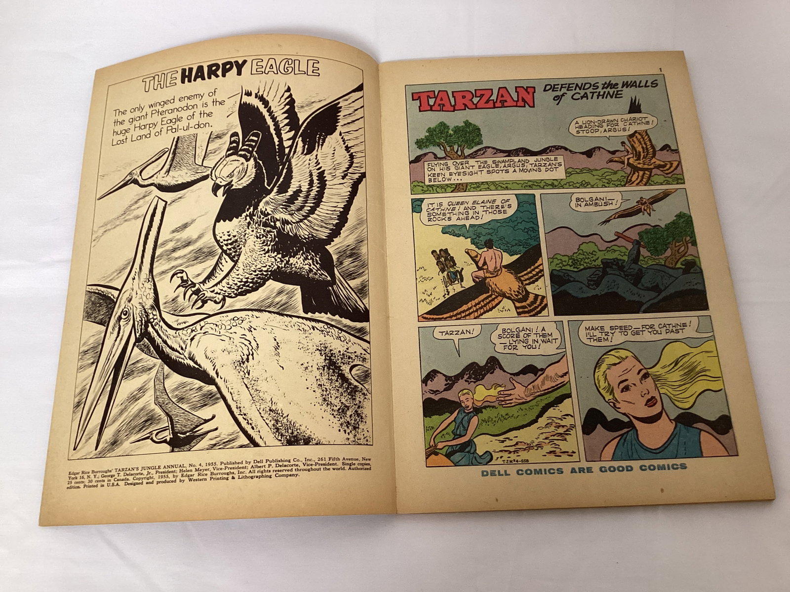Tarzan's Jungle Annual 4 Dell Giant Comic Book - 6